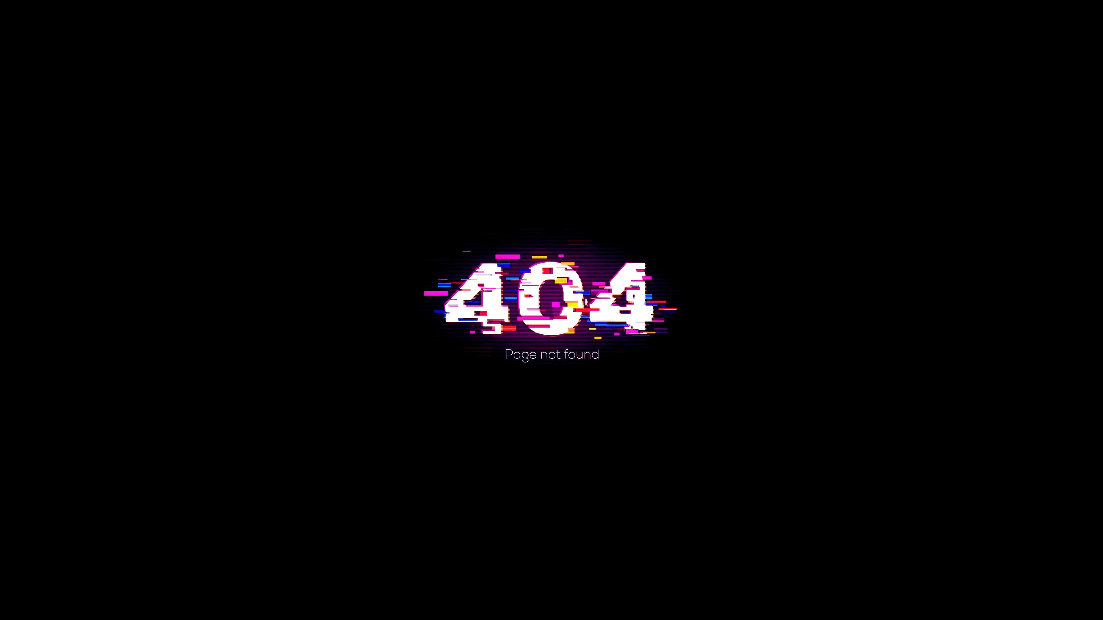 3840x2160 Page Not Found Wallpaper 4K 8K HD PC