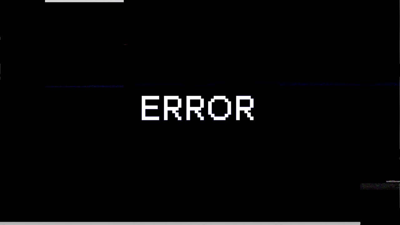 1280x720 Glitch Effect 7. Free Stock Video Footage