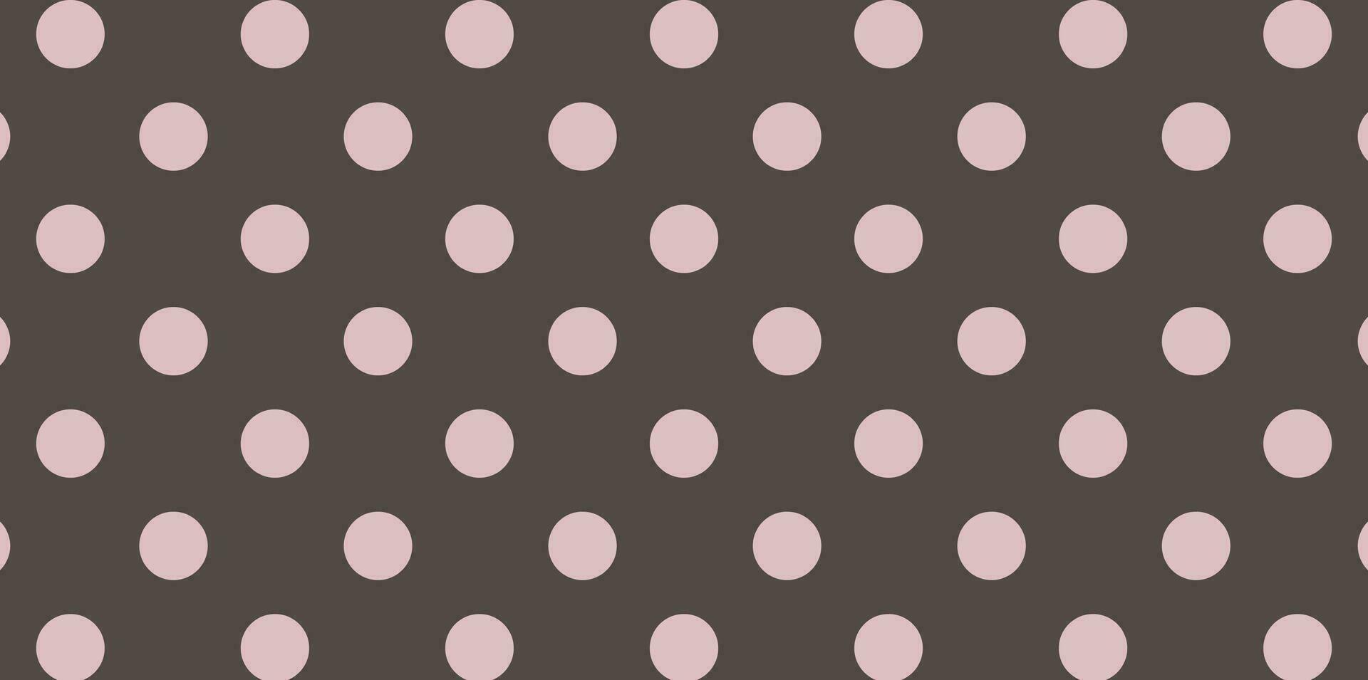 1920x955 Brown background with pink polka dots