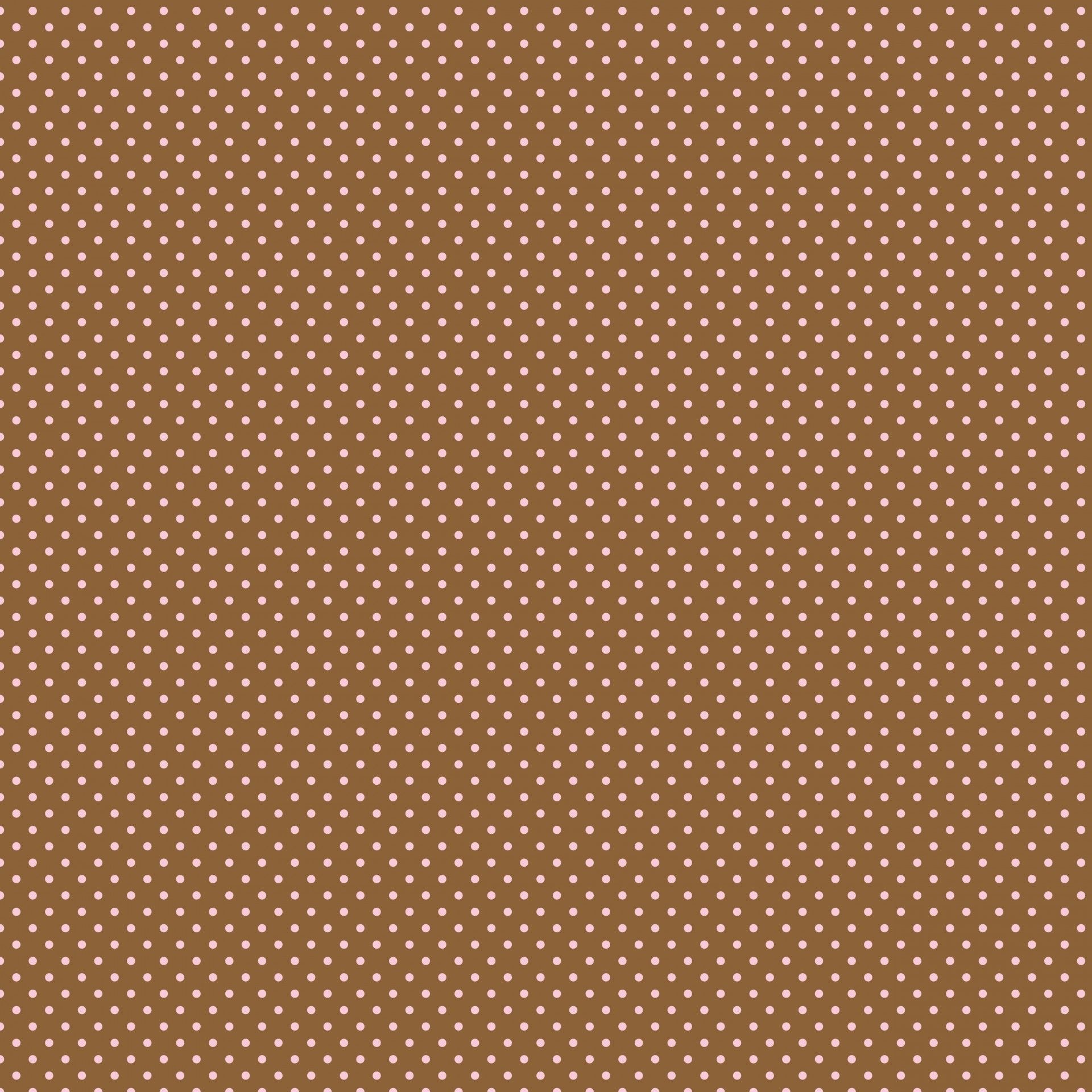 1920x1920 Polka dots, dots, spots, brown, pink