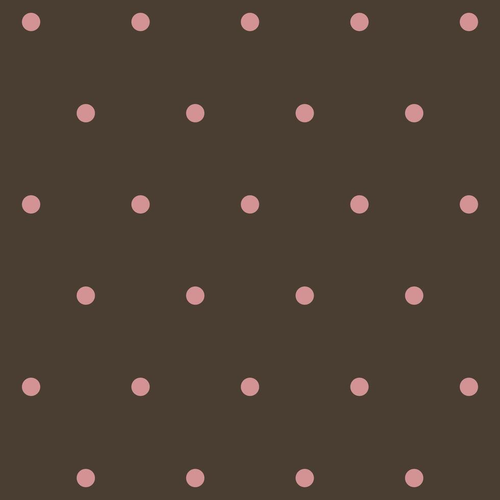 980x980 Brown Pink Polkadots Pattern Background