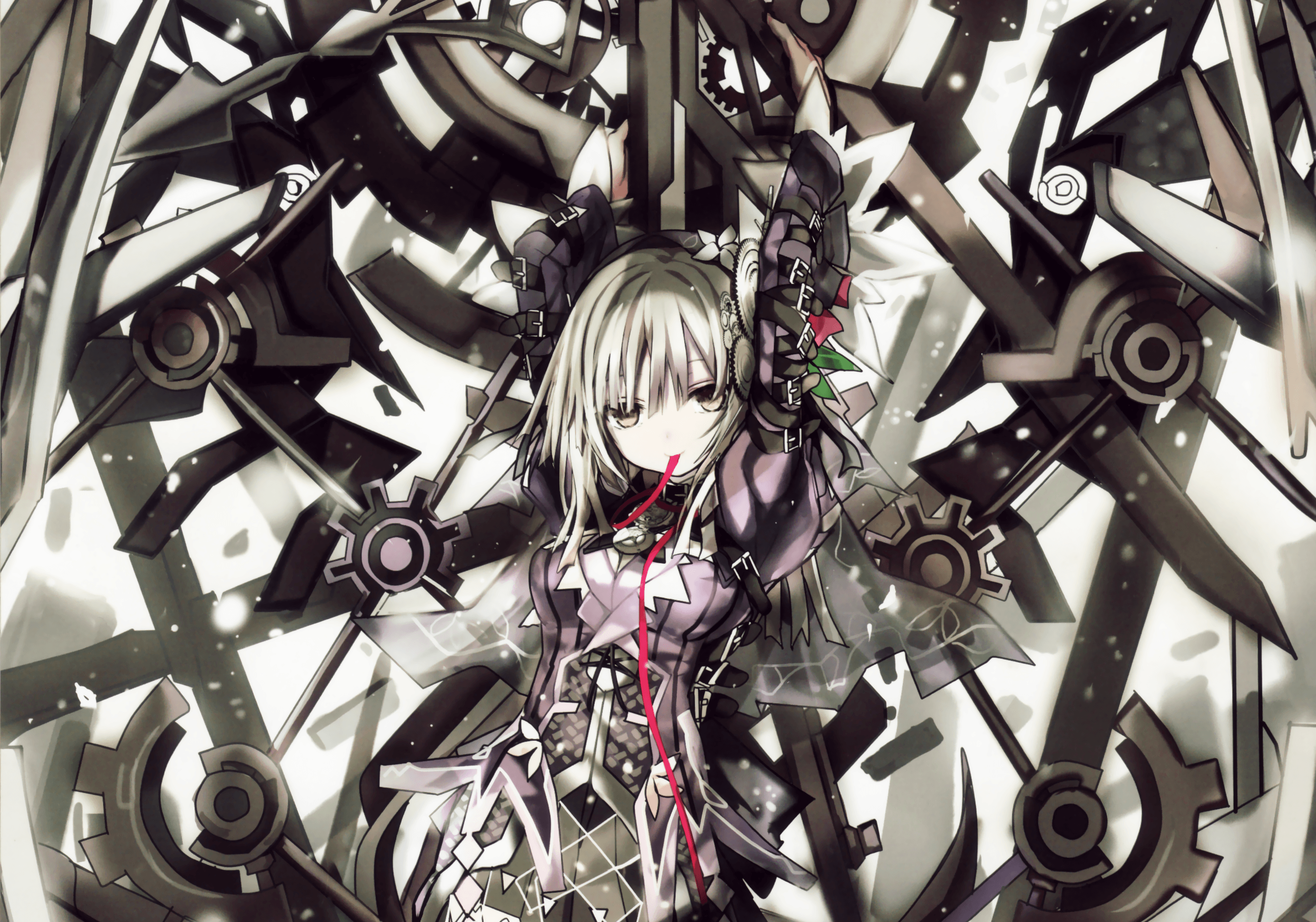 2851x1997 Clockwork Wallpaper