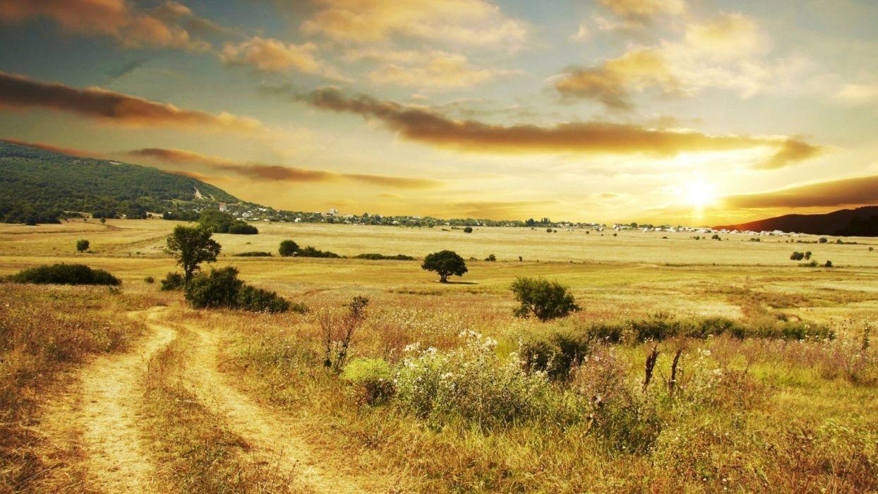 1244x700 Landscapes nature countryside country road wallpaperx1080