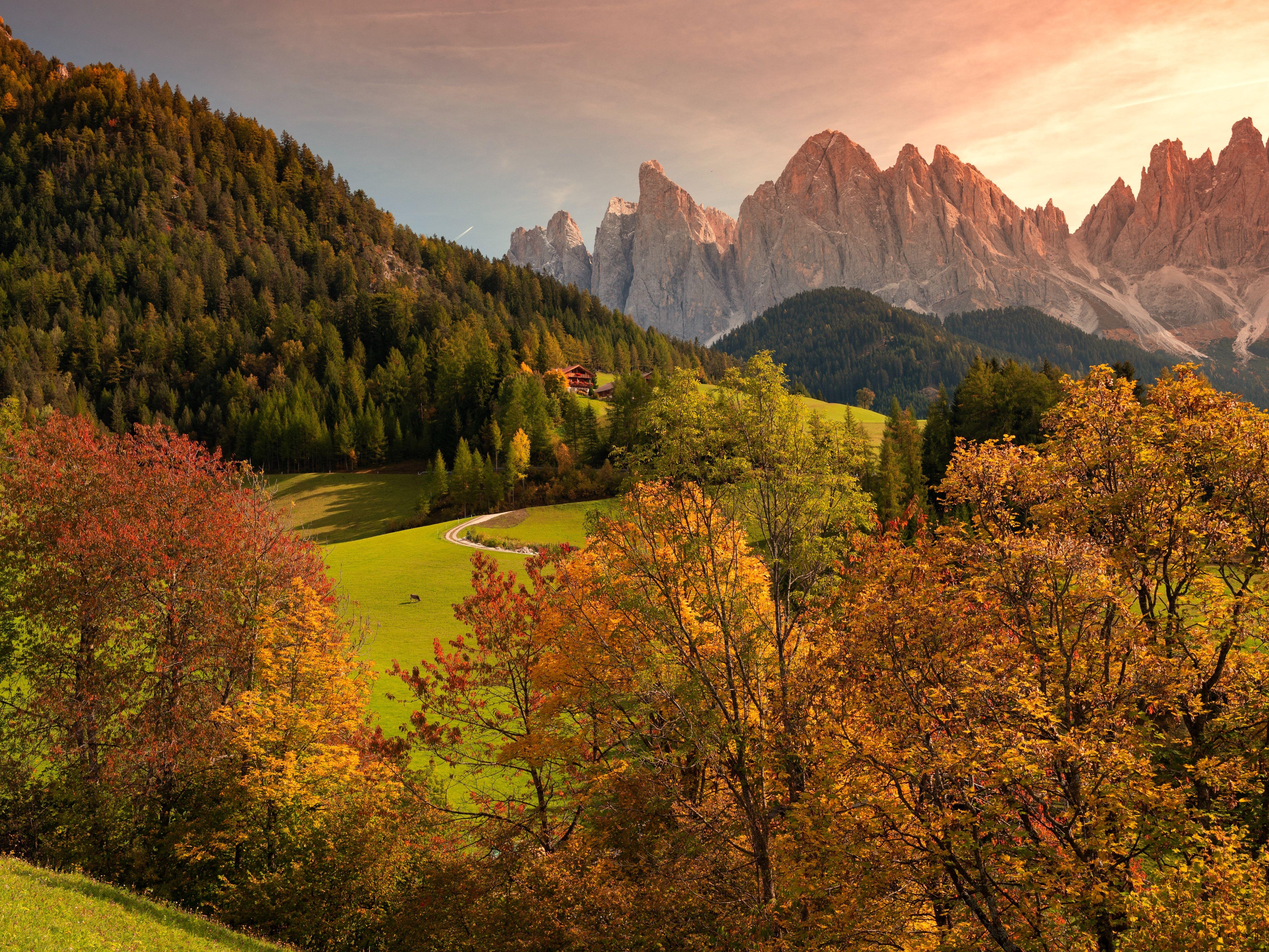 5333x4000 Valley of Funes 4K Wallpaper, Mountains, Countryside, Landscape, High mountains, Summer, Forest, Trees, Nature