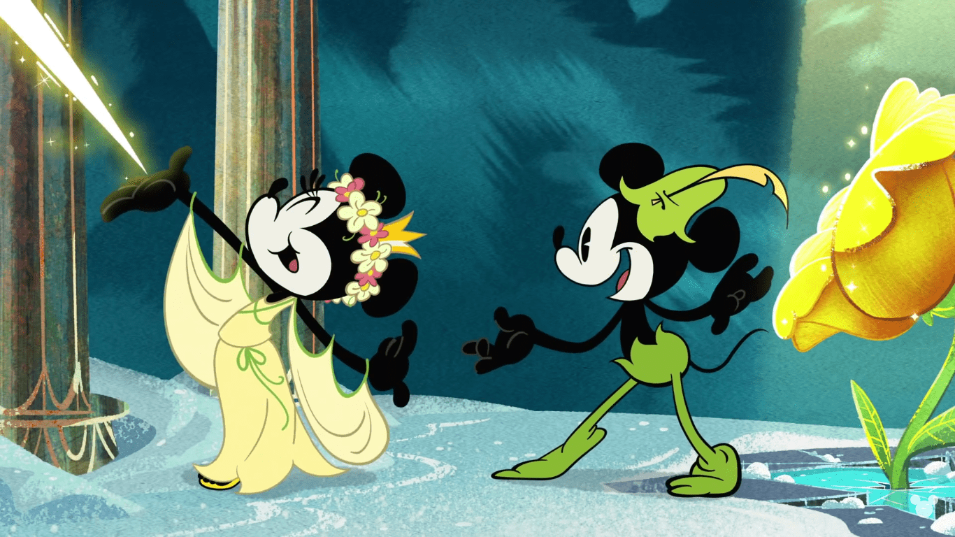 1366x768 Mickey Mouse Short: Springtime - A Waltz Through Disney
