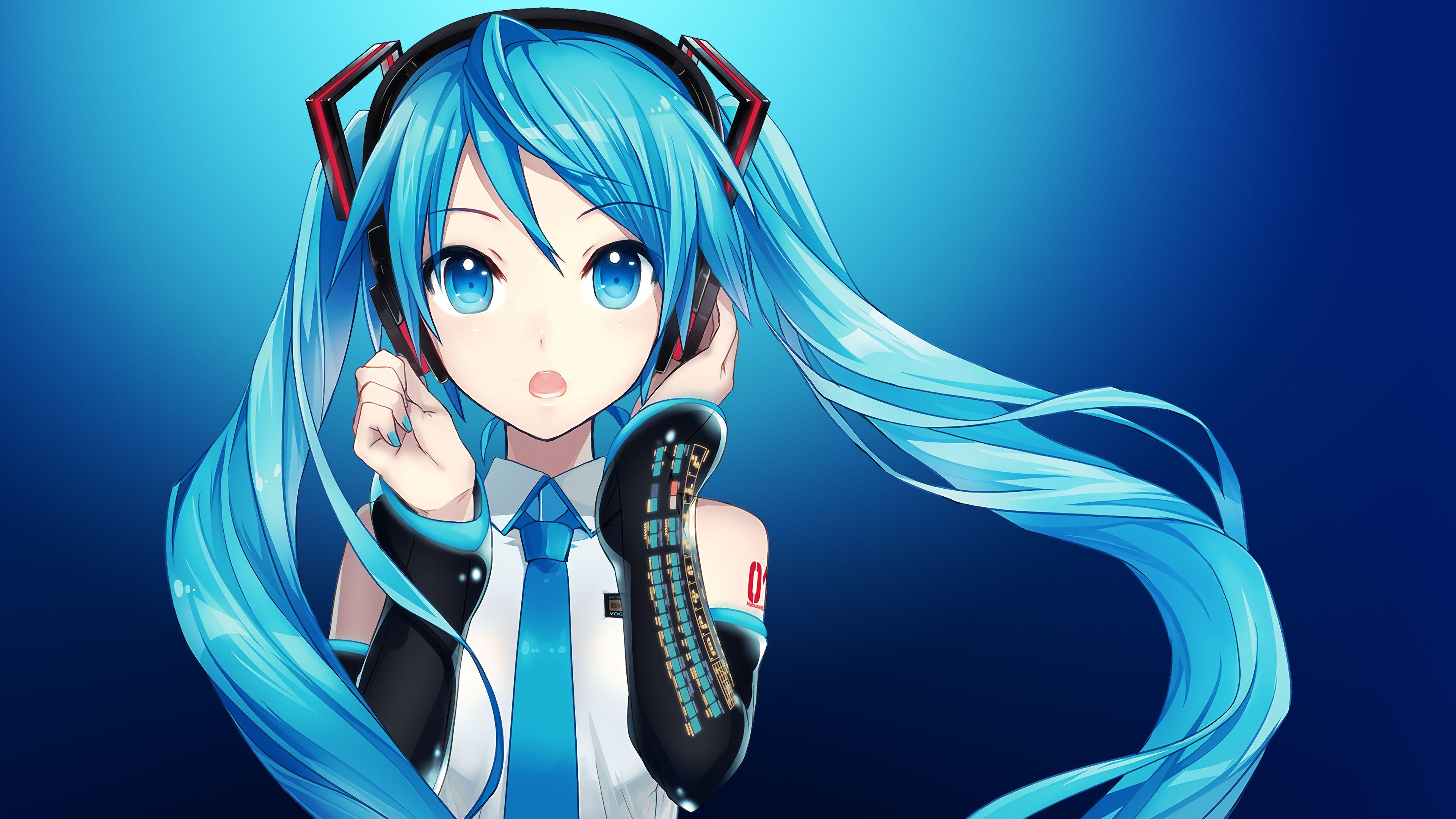 3840x2160 Wallpaper 4k Hatsune Miku Art Wallpaper