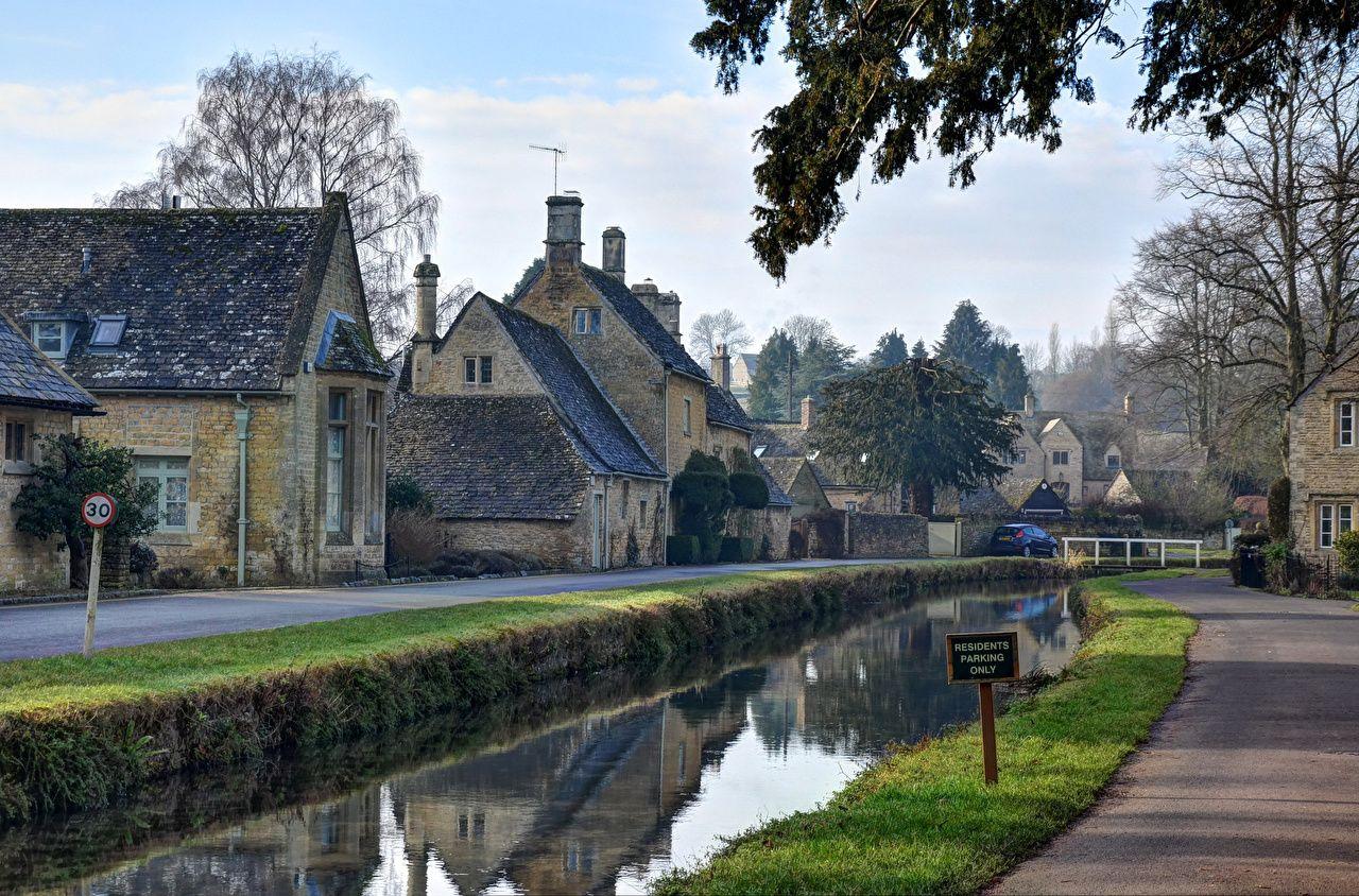 1280x844 Wallpaper United Kingdom Lower Slaughter Cotswolds Street Rivers