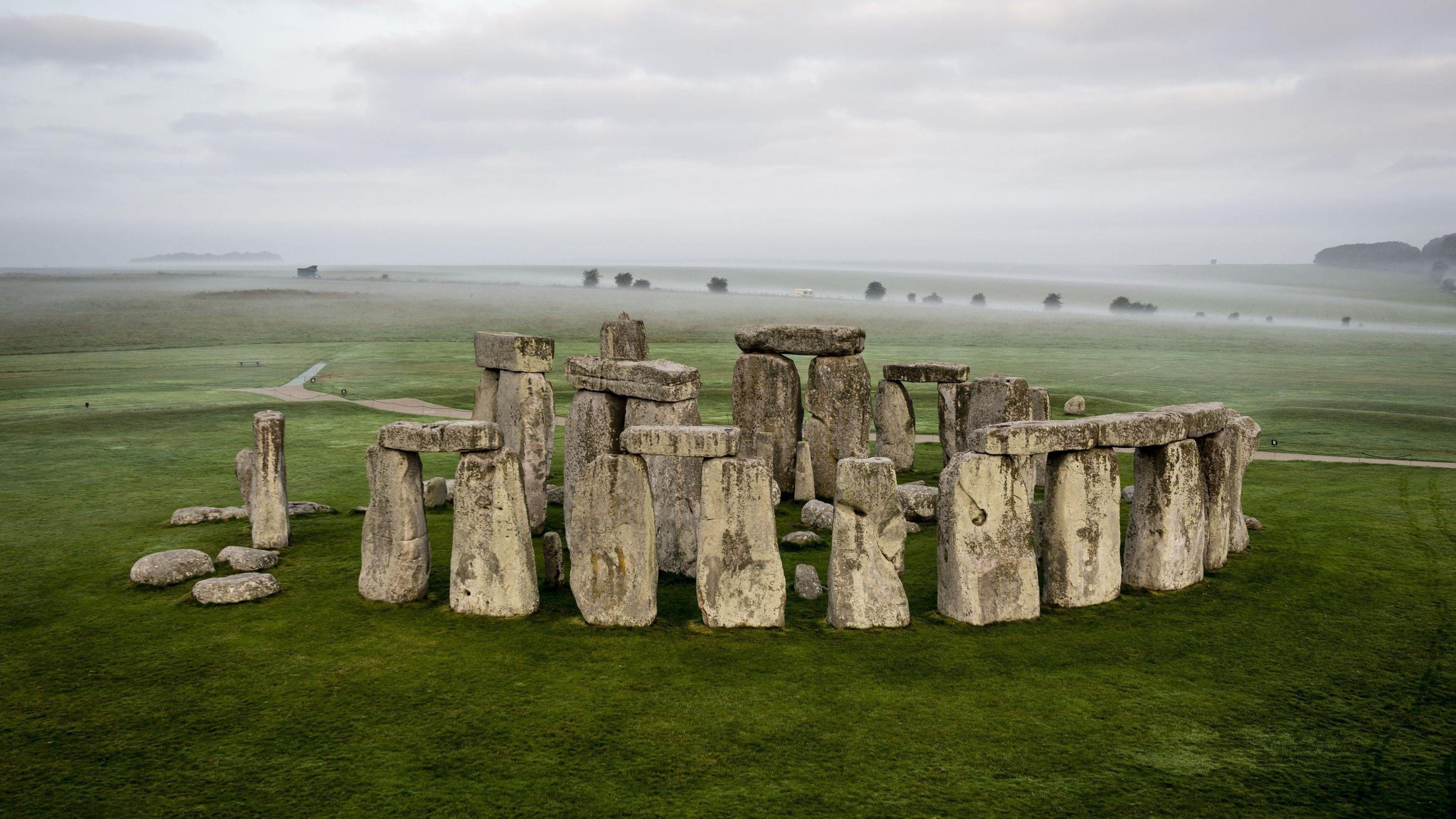 3500x1969 Stonehenge Tourist Point In England Country HD Photo Stones In Uk