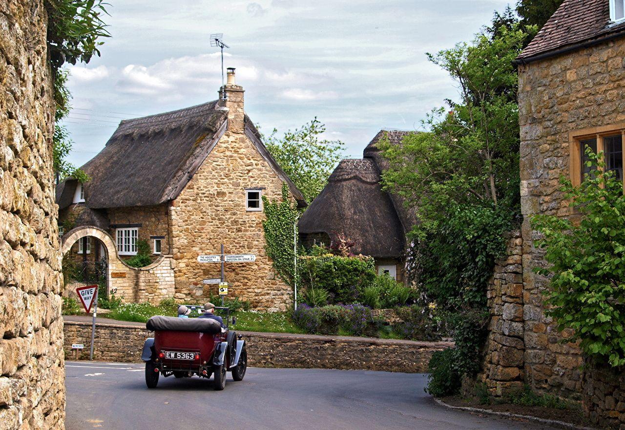 1280x880 Image England Cotswolds Cities Houses
