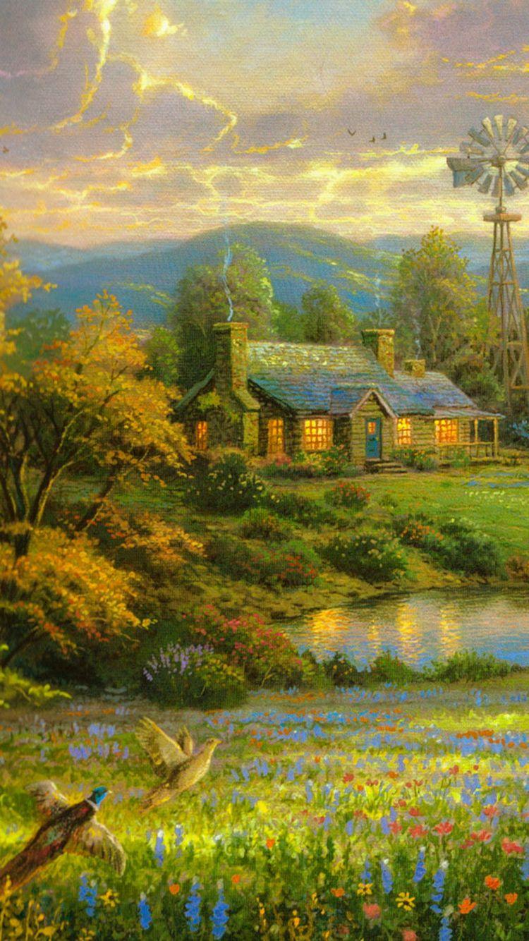 750x1334 Country Home Wallpaper