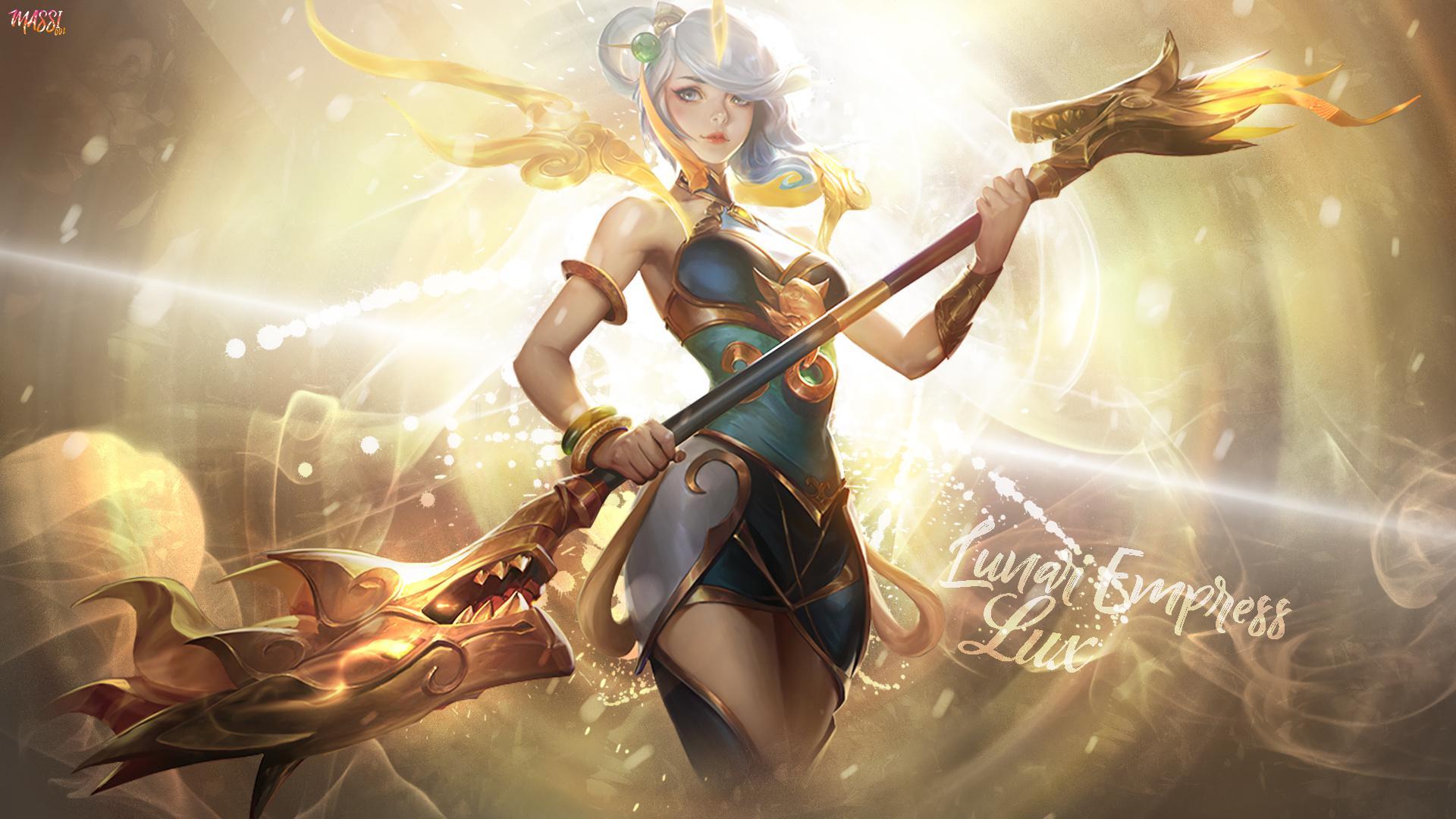 league of legends lux statue