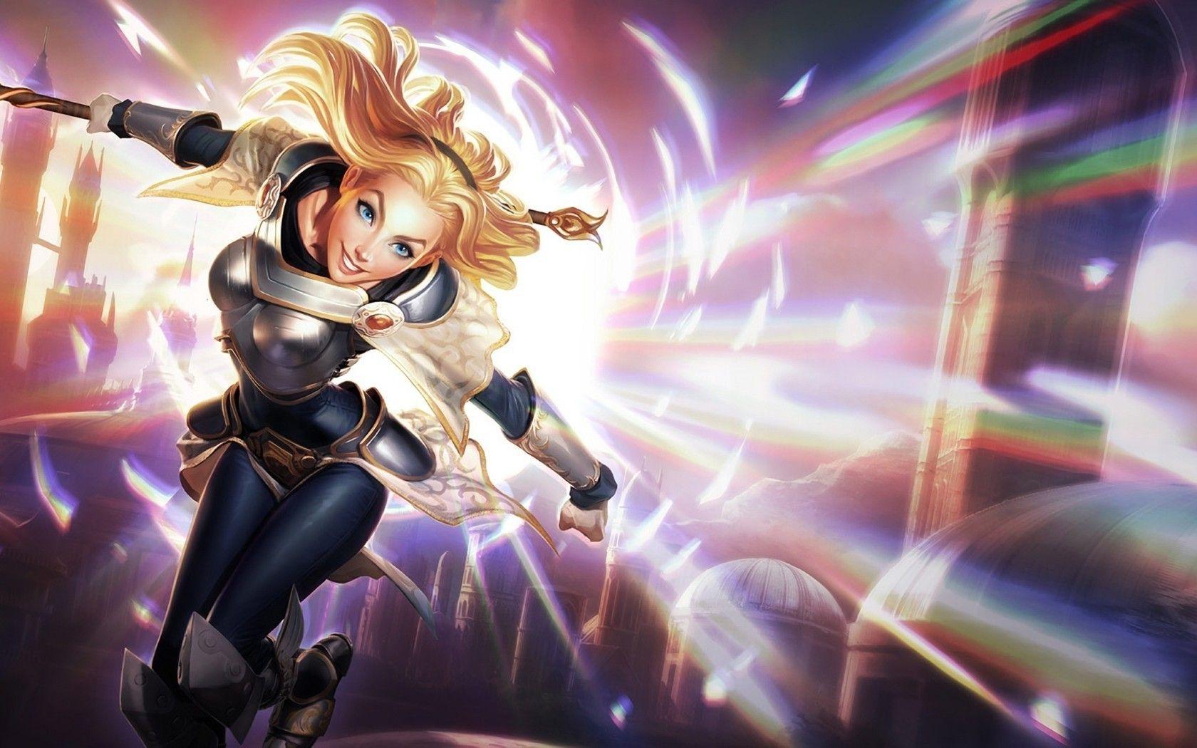 Wallpaper 4k Elementalist Lux League Of Legends LoL lol Wallpaper