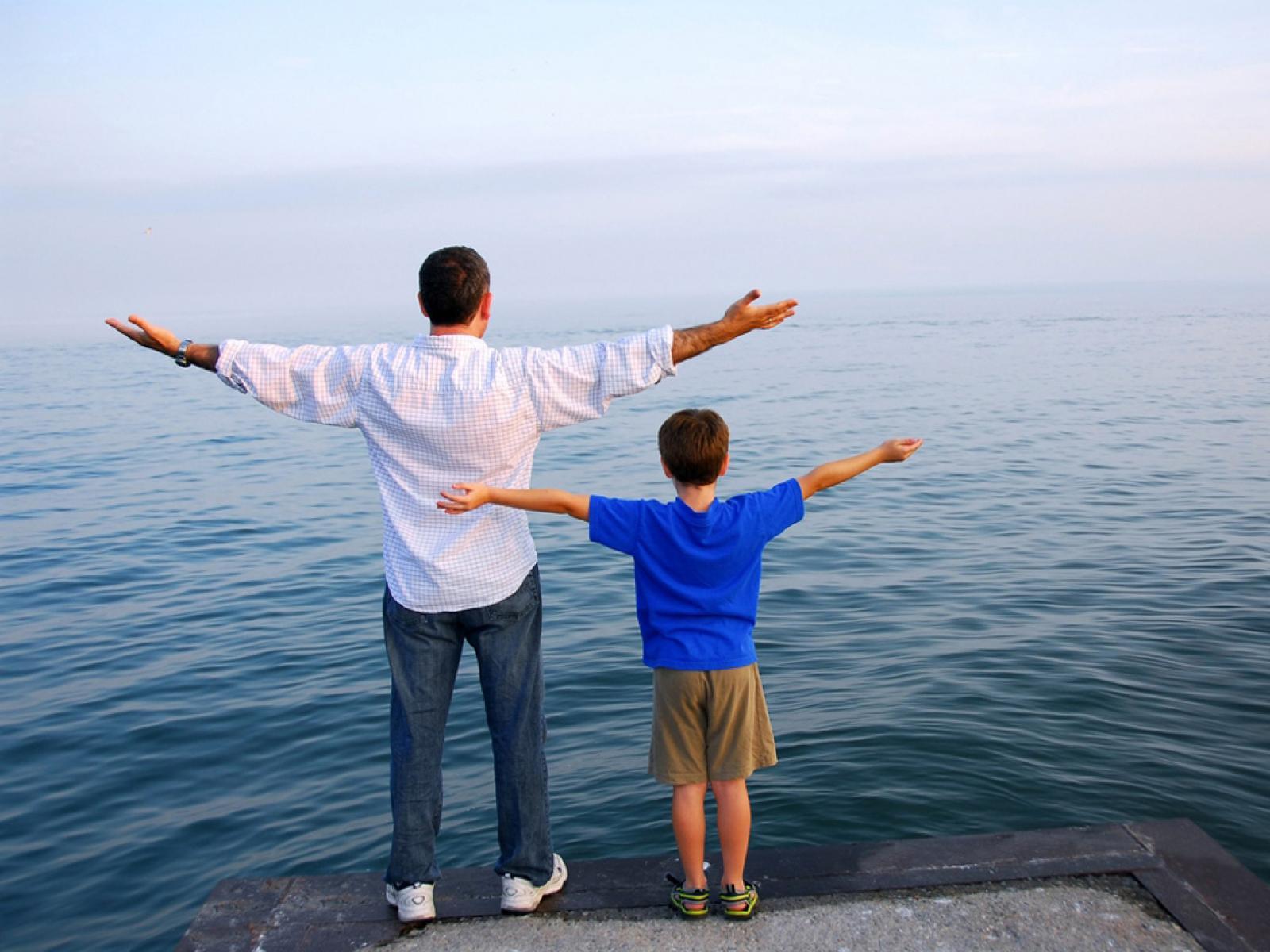 1600x1200 HD Father And Son Wallpaper and Photo. HD Misc Wallpaper