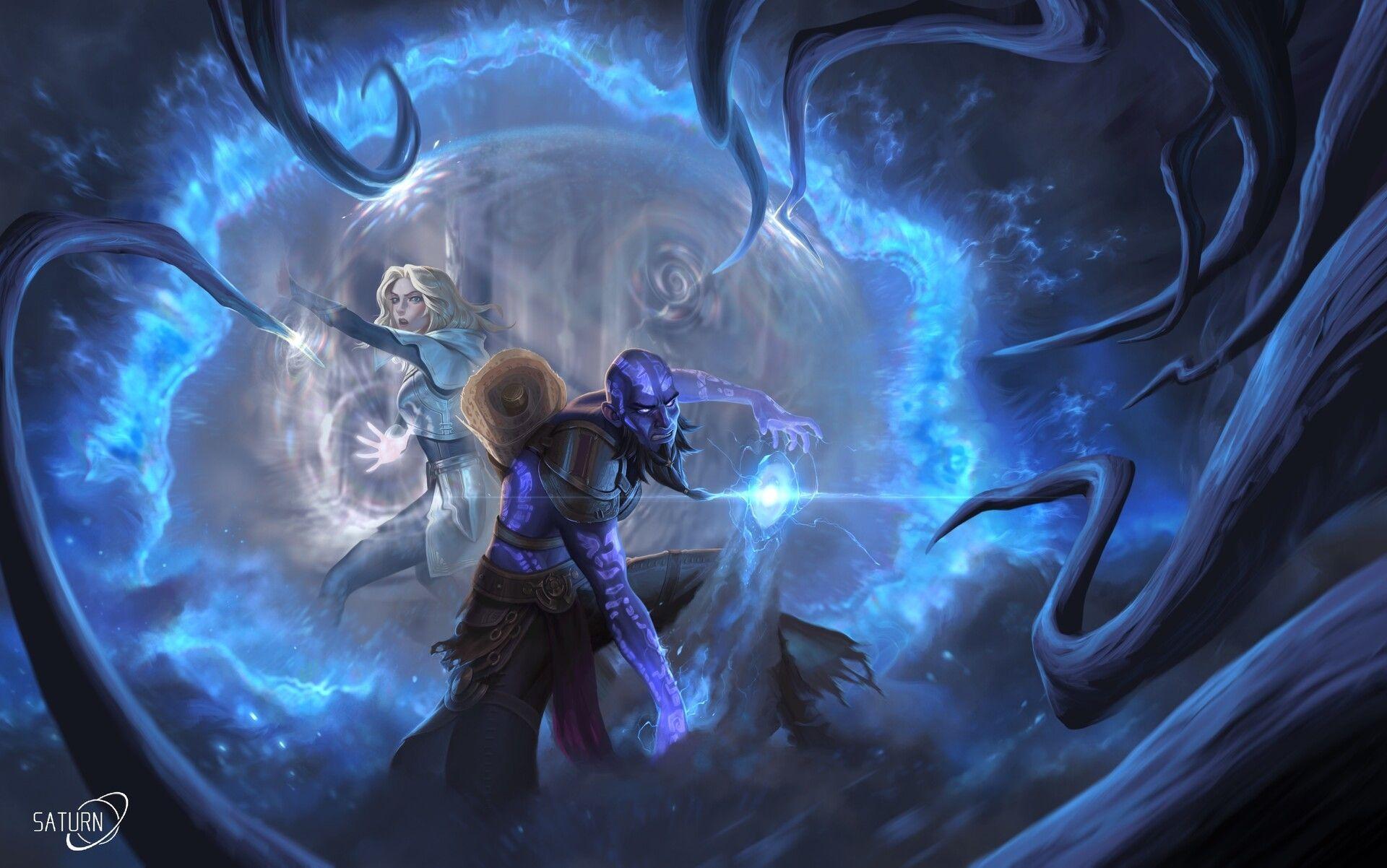 1920x1202 Lux and Ryze League Of Legends 1080P Laptop Full HD Wallpaper, HD Games 4K Wallpaper, Image, Photo and Background