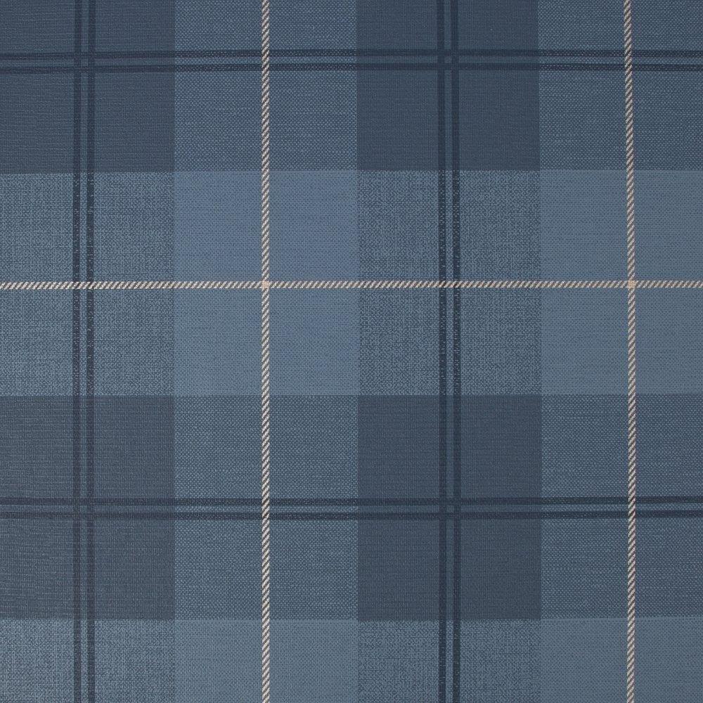 1000x1000 Superfresco Easy Heritage Tweed Tartan Check Faux Fabric Effect Navy Wallpaper 108618