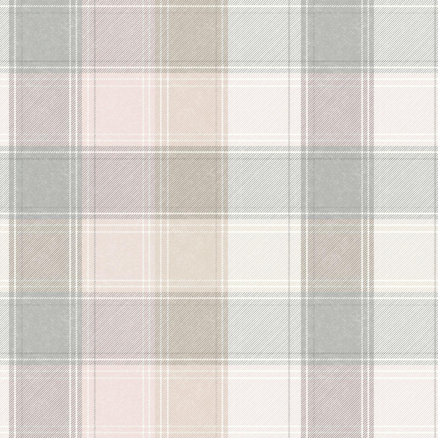 1500x1500 Country Tartan Check Pink Grey 901900 Wallpaper