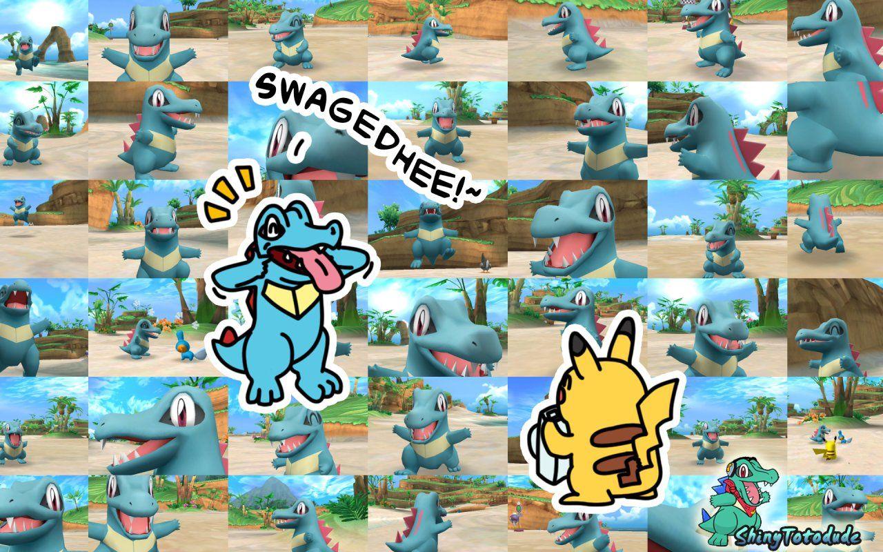 1280x800 Totodile the funny photo model by ShinyTotodude - Fur Affinity [dot] net