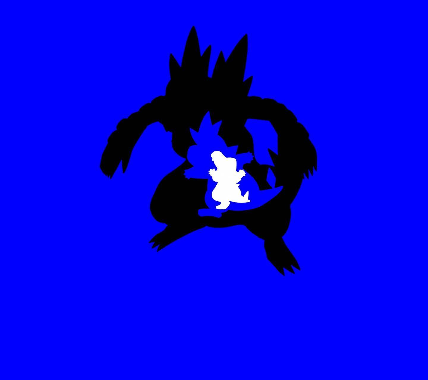 1440x1280 Totodile Evolution wallpaper
