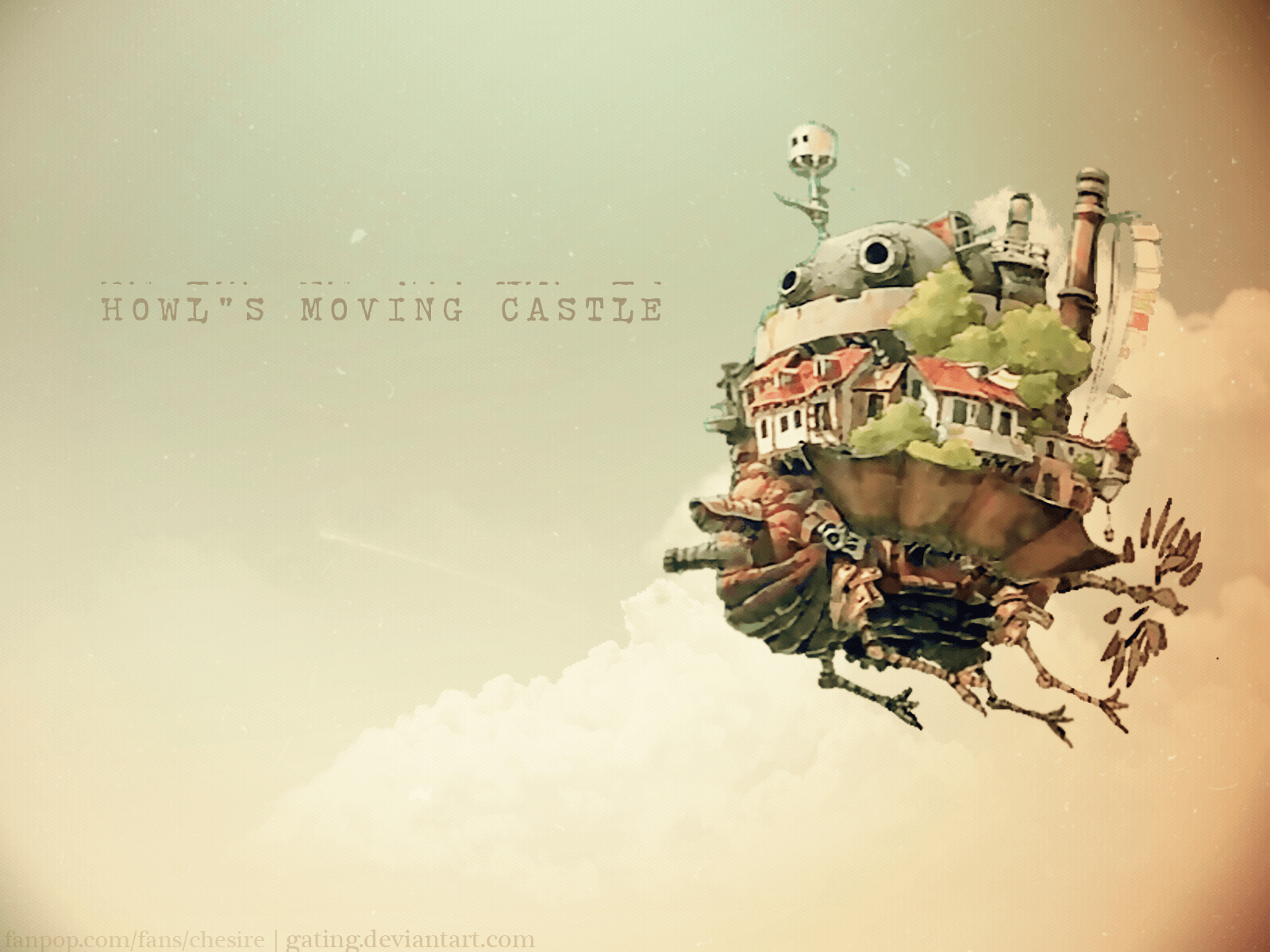 1600x1200 Howl's Moving Castle Wallpaper