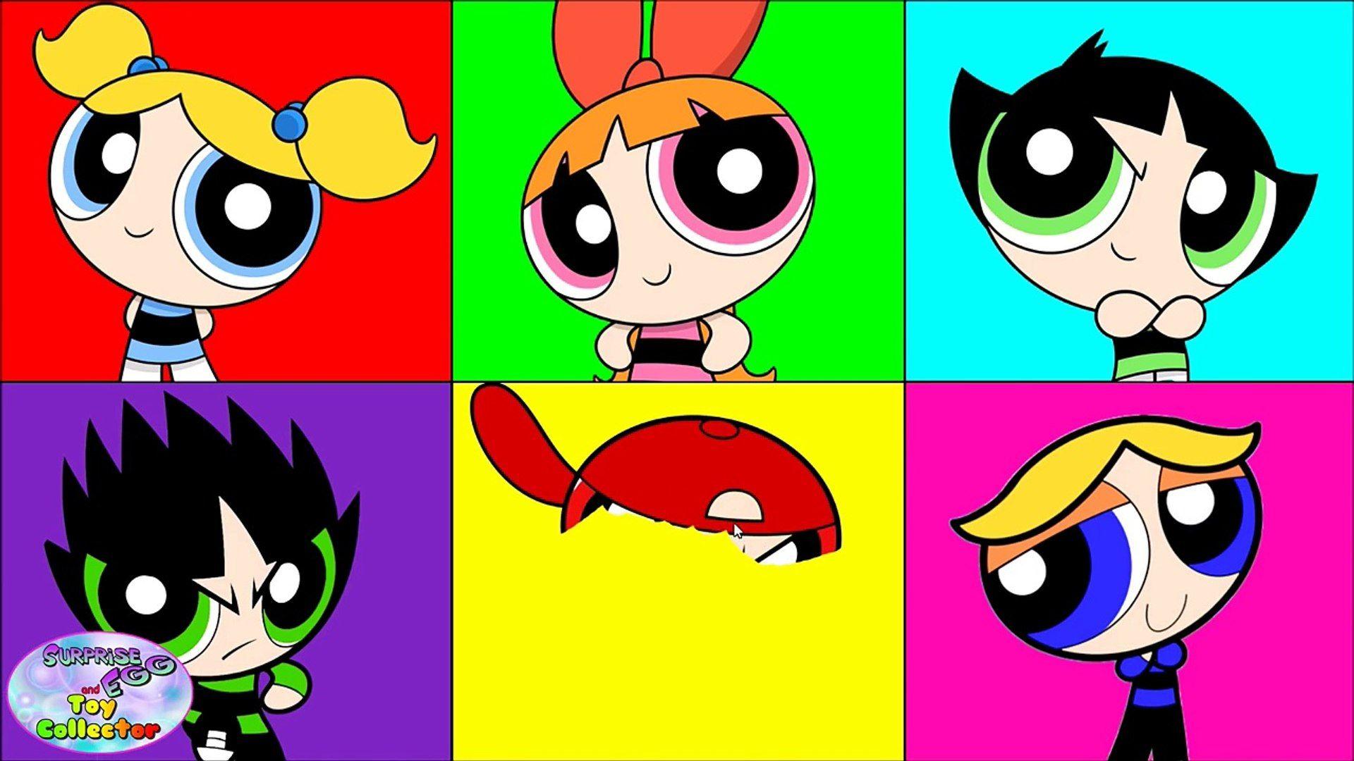 1920x1080 Powerpuff Girls Color Swap Blossom Rowdyruff Boys Transforms Surprise Egg and Toy Collector SETCéo Dailymotion