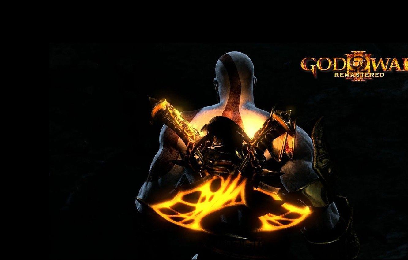 1332x850 Wallpaper sword, demigod, soldier, Kratos, God of War, general, man, ken, face, captain, hero, spartan, armour, warrior, rage, god image for desktop, section игры