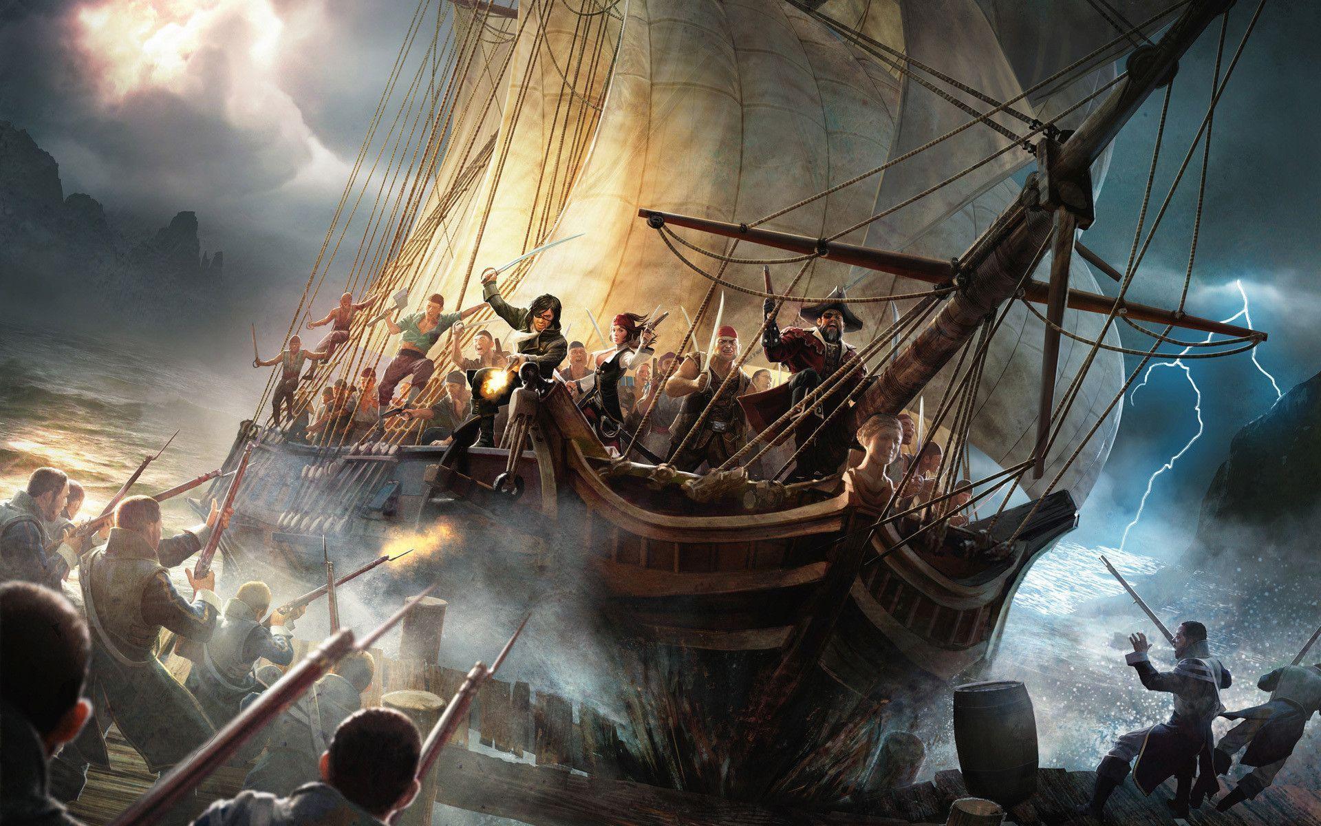Pirate Ship Live Wallpaper