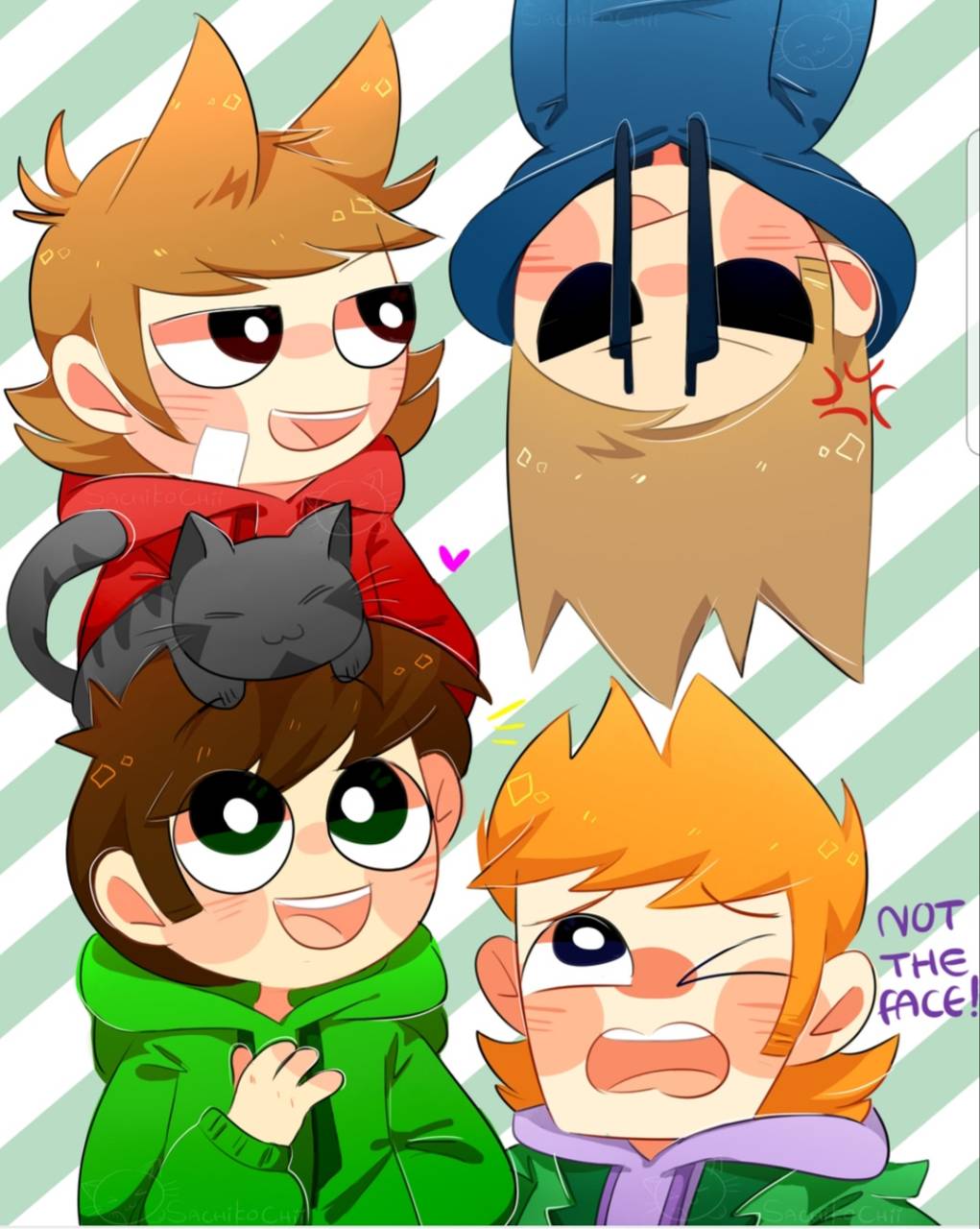 1021x1280 Eddsworld crew wallpaper