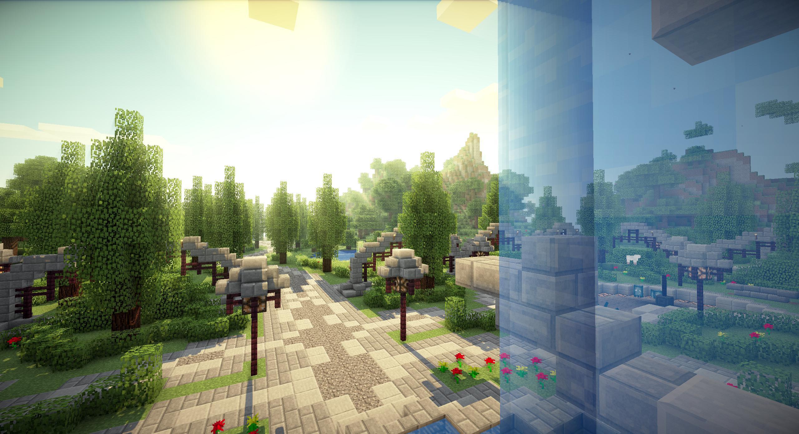 2560x1392 Free download Minecraft Survival Games Background Shaders Game with shaders and some [2560x1392] for your Desktop, Mobile & Tablet. Explore Minecraft Shaders Wallpaper. Cool Minecraft Wallpaper Hd, Minecraft Wallpaper