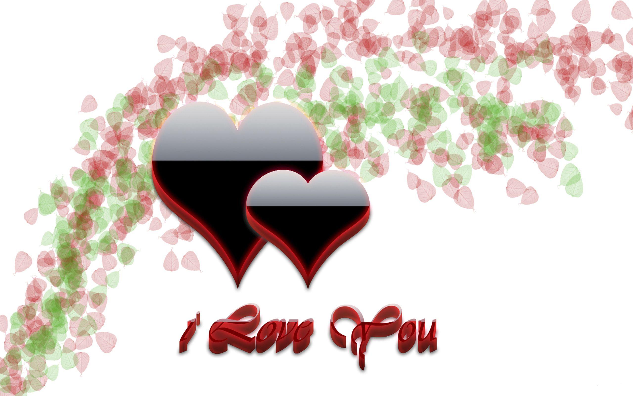 2560x1600 I Love You 3D Wallpaper HD :
