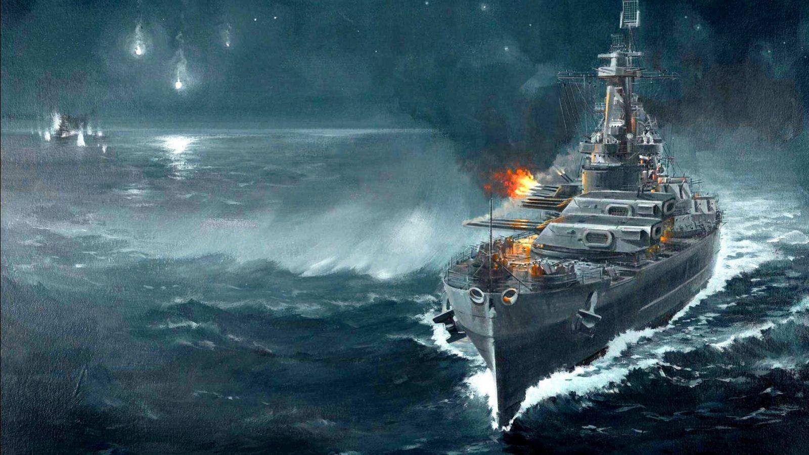 1600x900 Free download Night sea battle wallpaper and image wallpaper picture photo [1920x1080] for your Desktop, Mobile & Tablet. Explore US Navy Wallpaper Warships. US Navy Wallpaper Warships, Us Navy