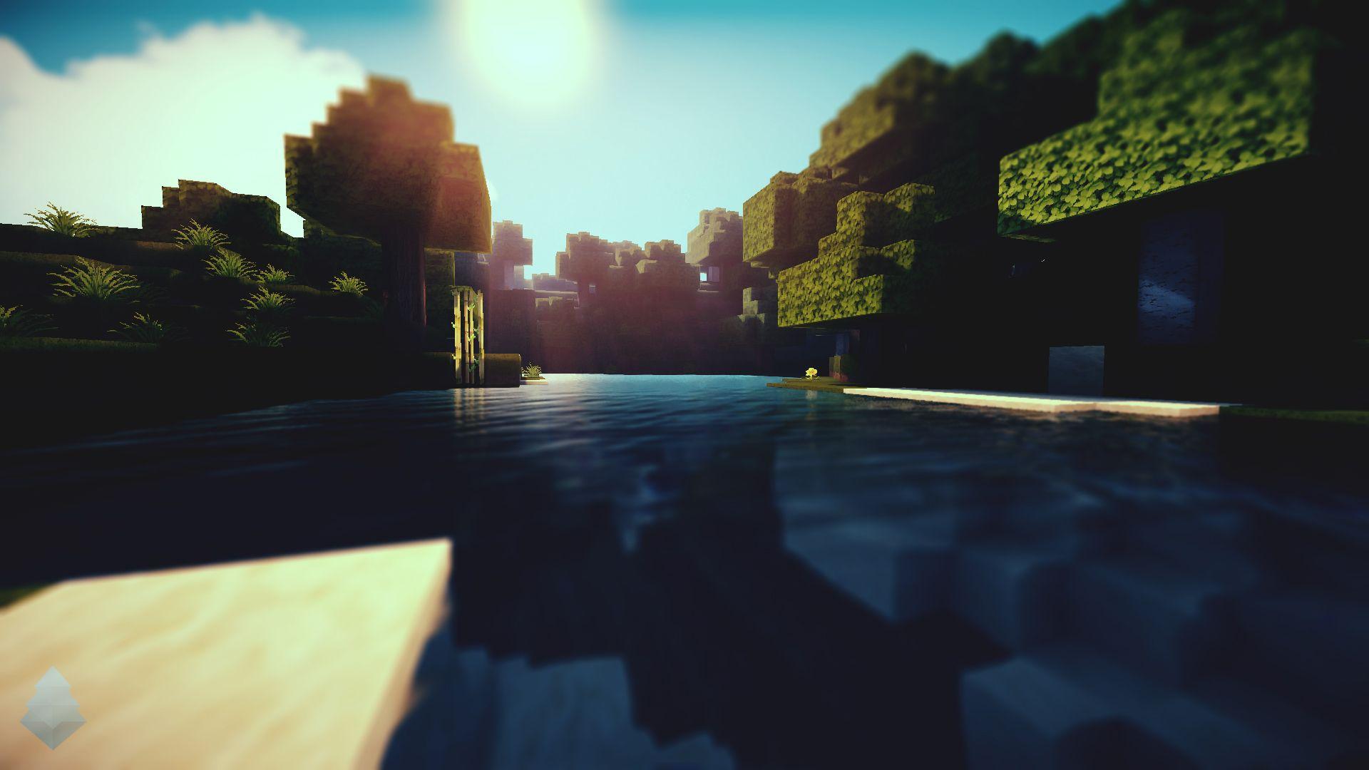 1920x1080 Minecraft Shaders Wallpaper