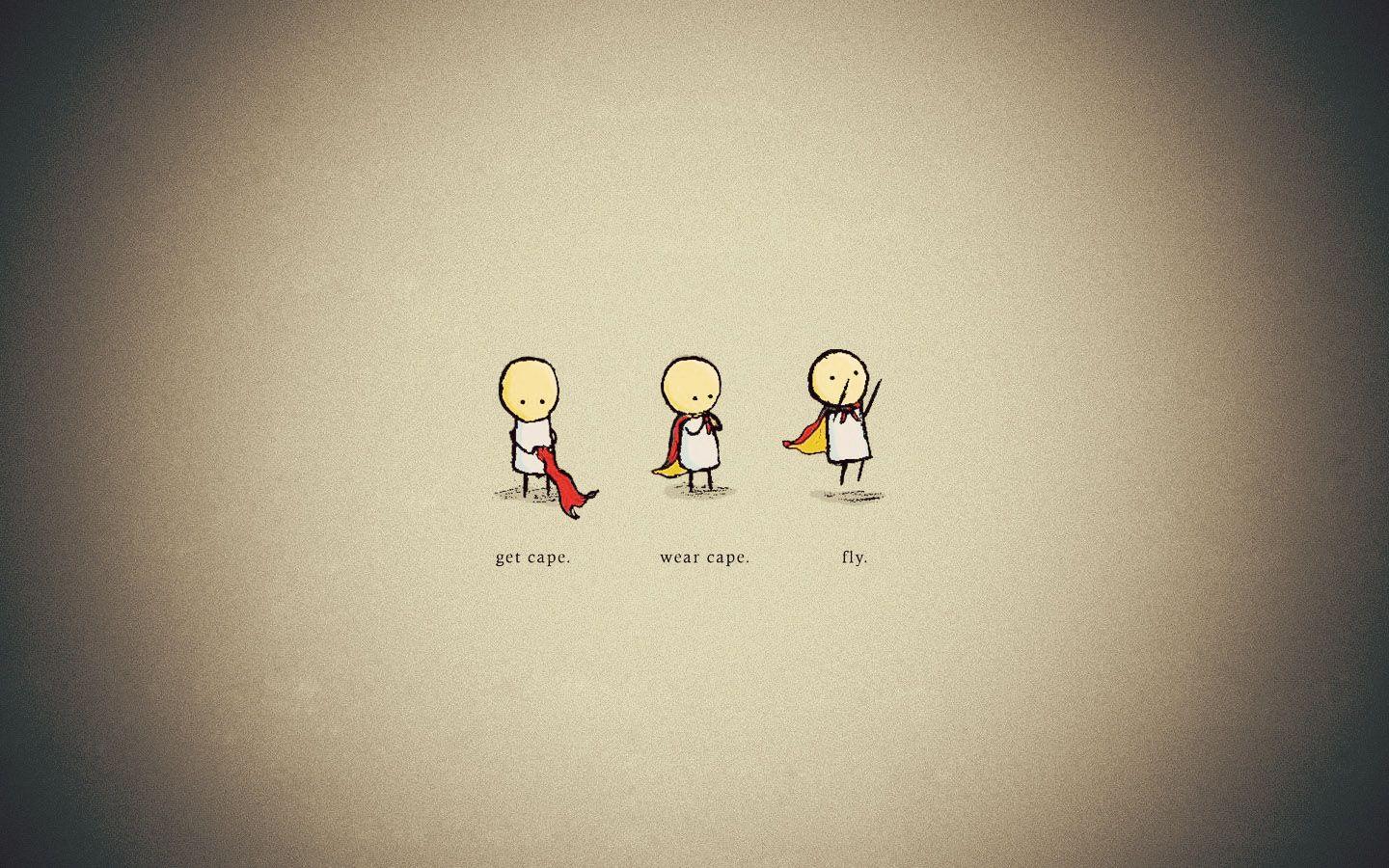 1440x900 wallpaper galery: Mini Hero Minimalistic HD Wallpaper