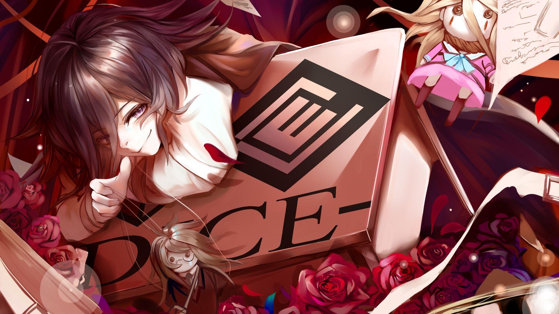 1920x1080 Iruma Miu, Danganronpa V Roses .