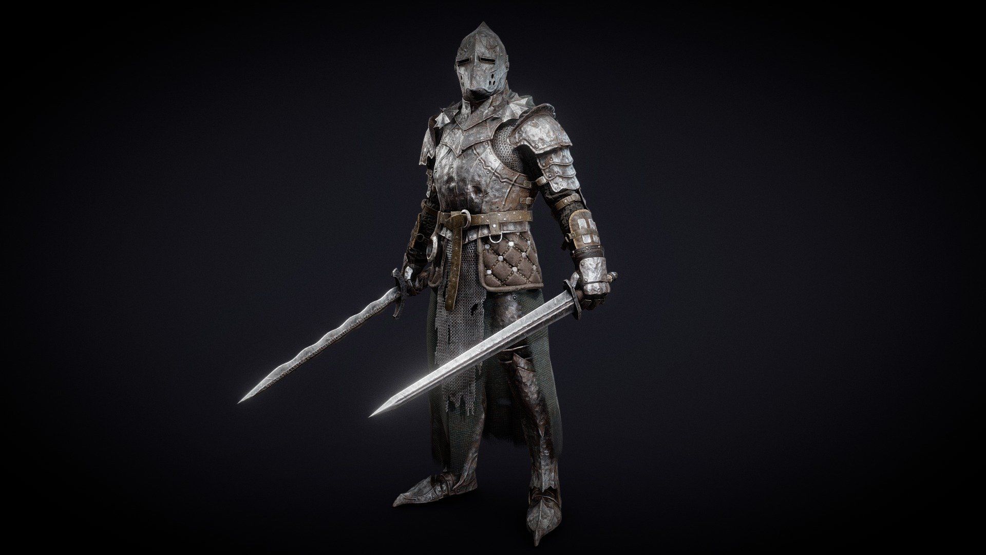 1920x1080 Dark warrior model by Domindik [f7b00fe]