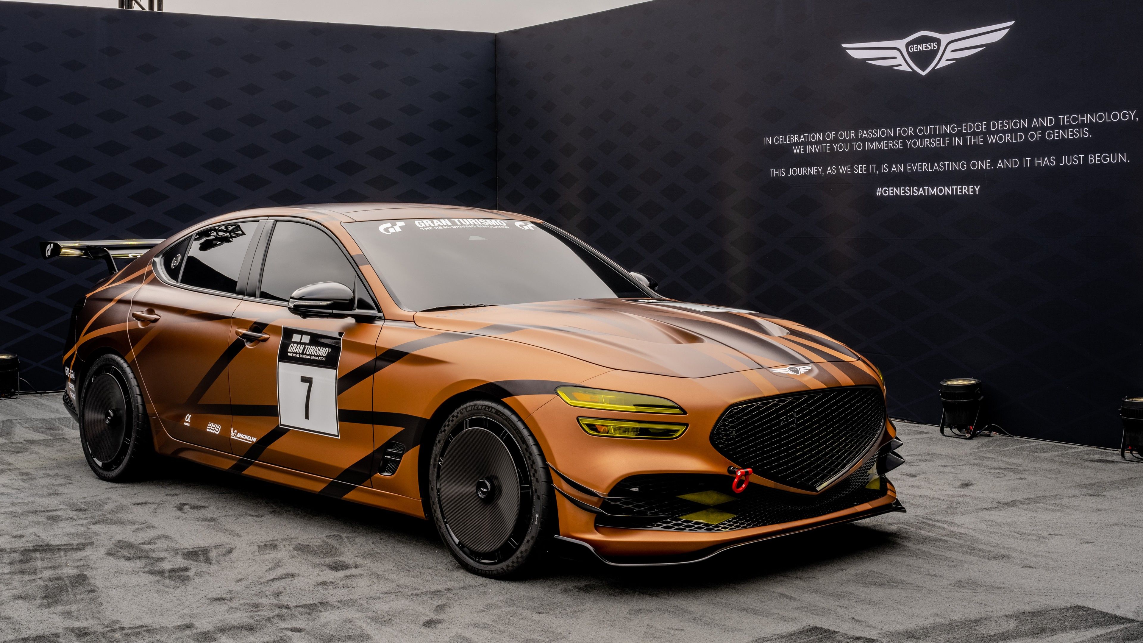 3840x2160 Genesis G70 GR4 Gran Turismo Concept 2021 4K HD Cars Wallpaper