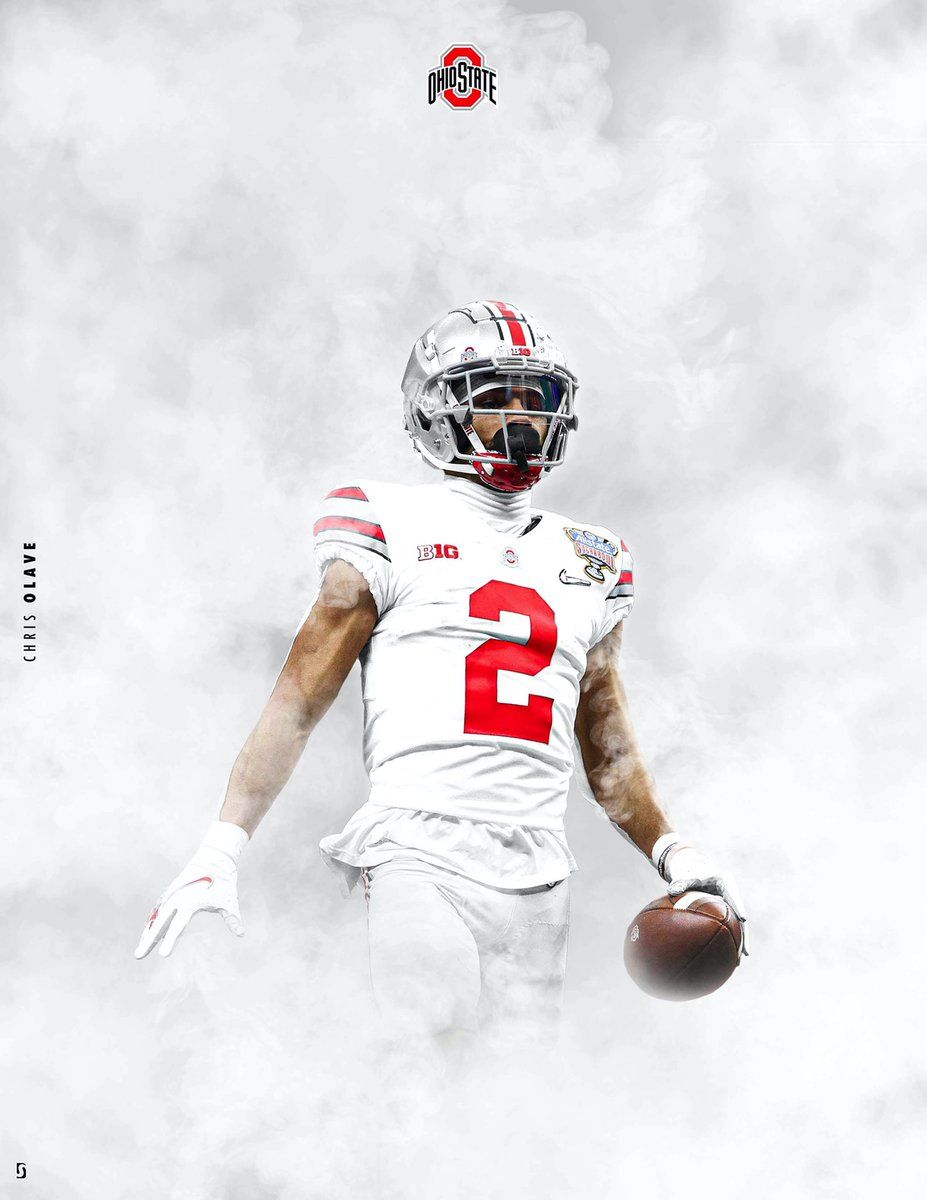 927x1200 Chris Olave (Poster Graphics Wallpaper⬇️) #NCAAFootball #cfb #OhioState