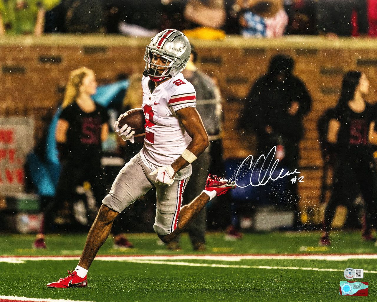 1280x1024 Chris Olave Autographed 16x20 Photo Ohio State Buckeyes Beckett BAS QR Stock Creek Sports