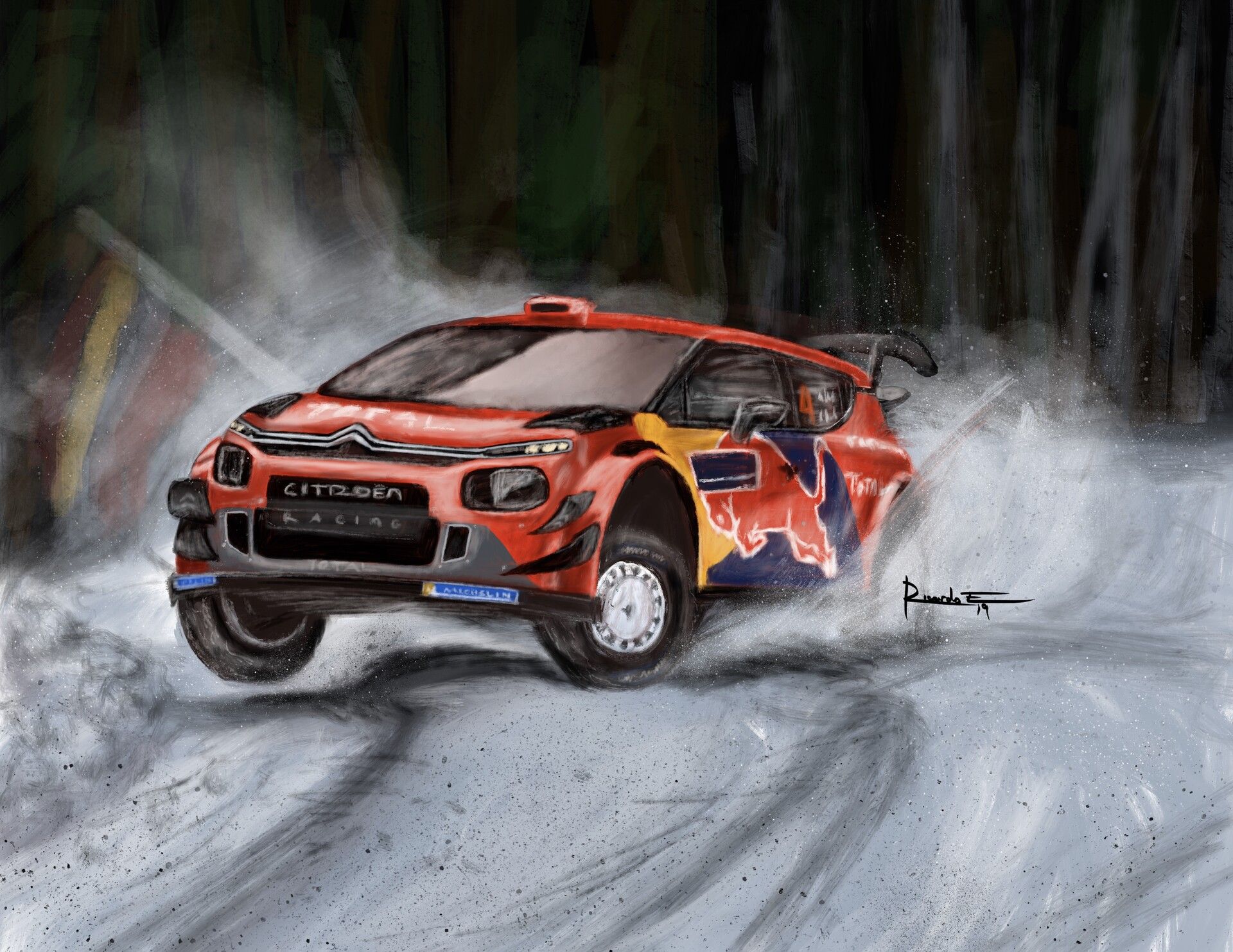 1920x1483 Ricardo Echeverría Citroen C3 sketch