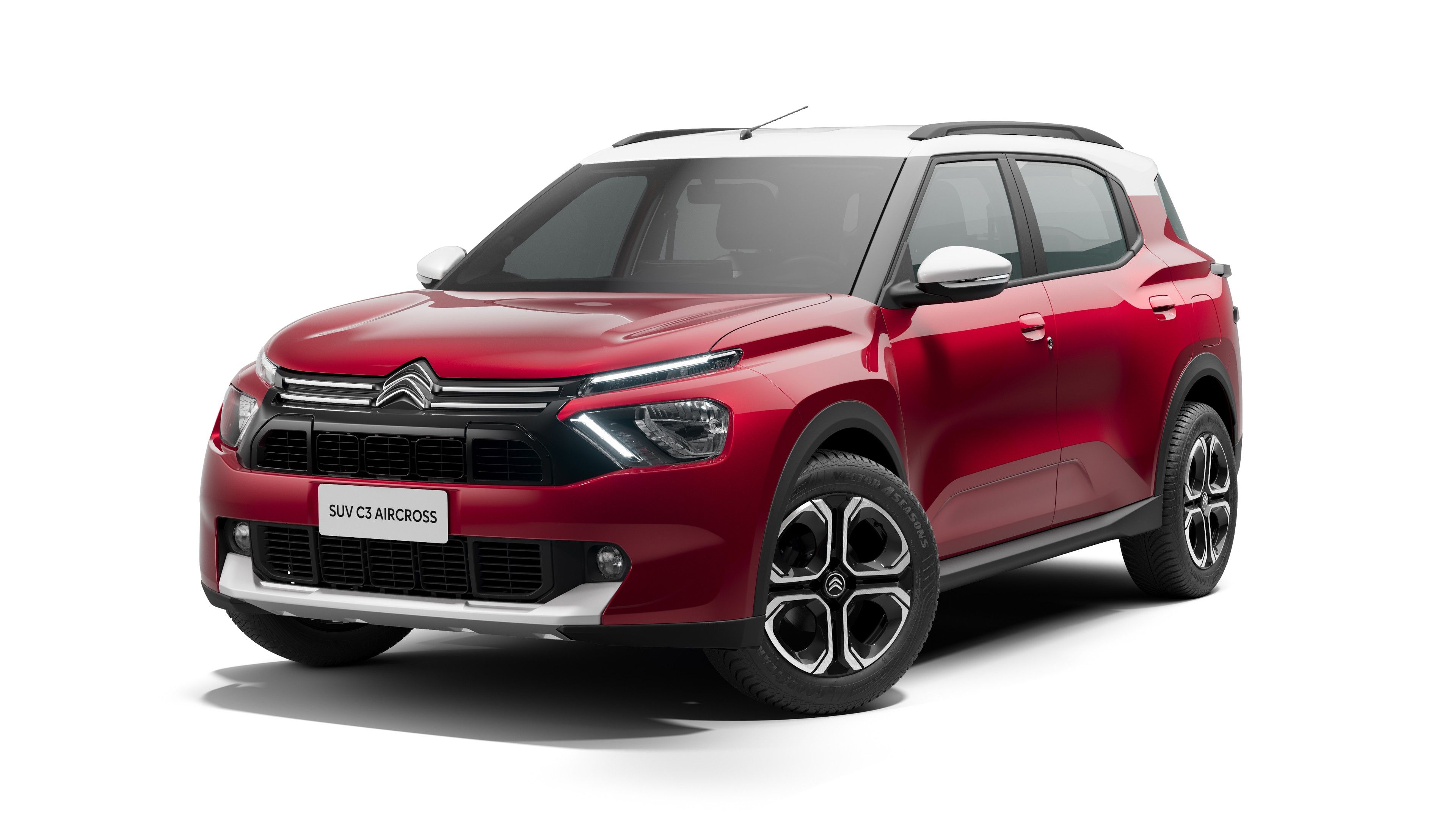 3840x2160 Dark Maroon Color Citroen C3 Aircross Car 4K HD Cars Wallpaper