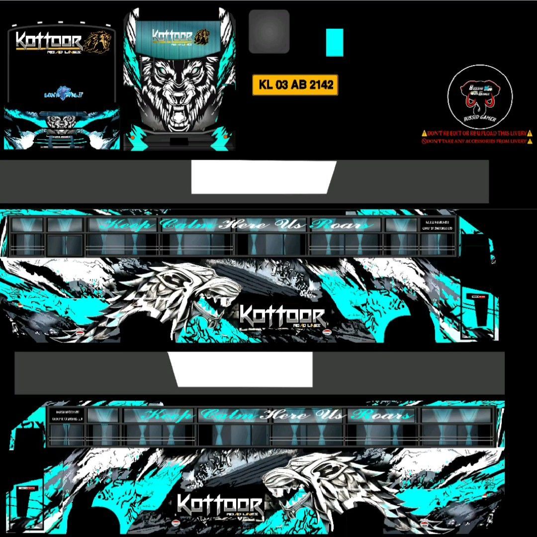1080x1080 Bussid Livery HD