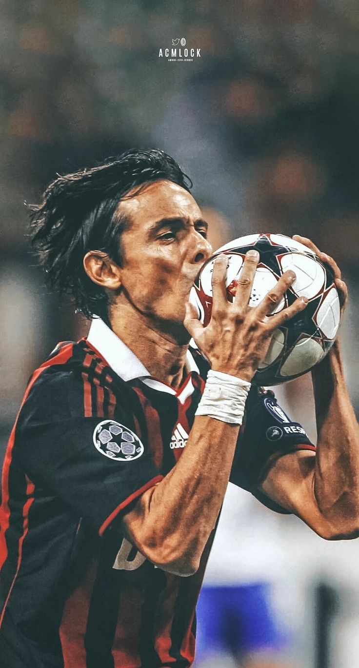 736x1369 Pirlo ac milan. Inzaghi wallpaper, Filippo inzaghi, Inzaghi ac milan