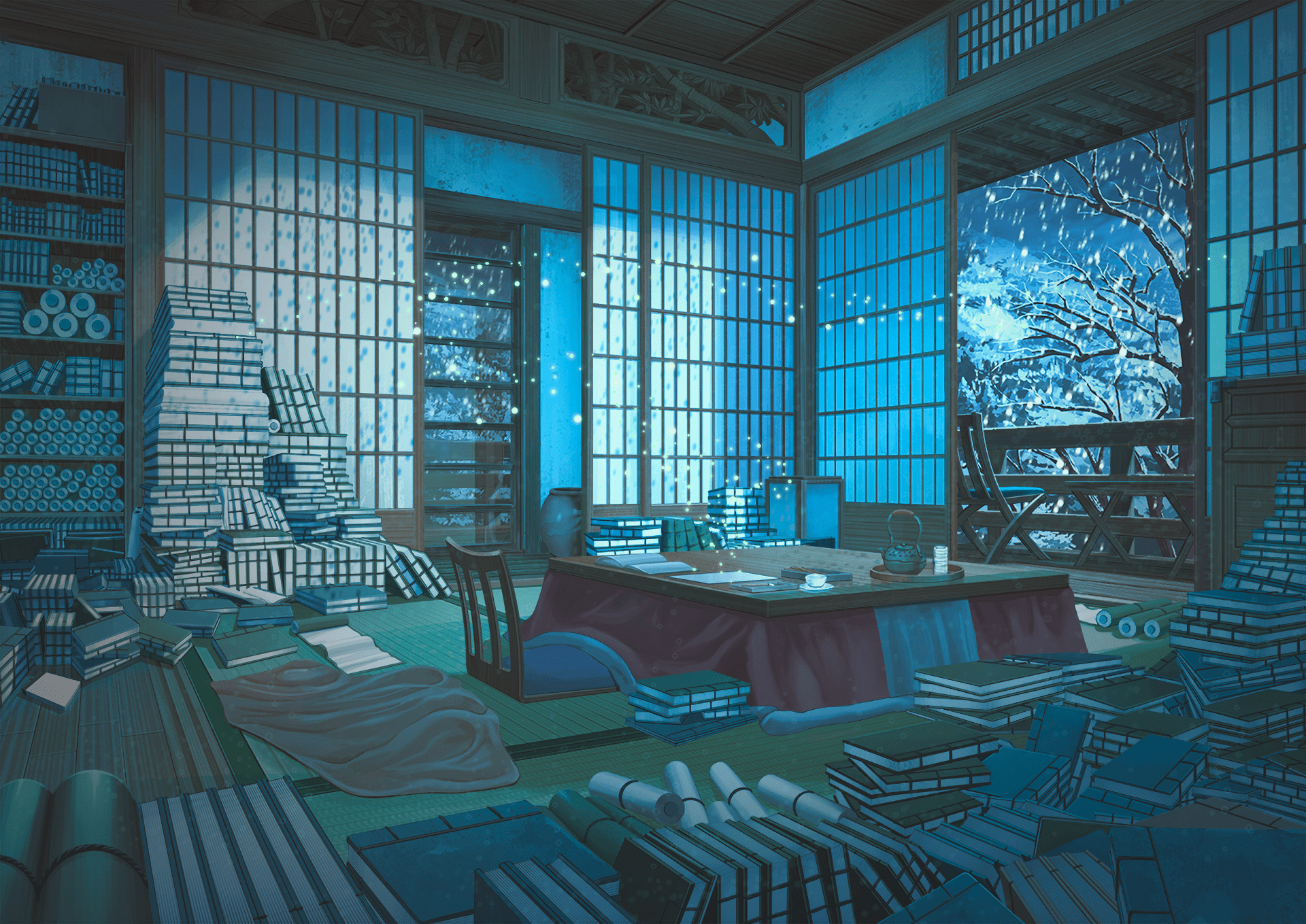 1920x1359 Enchanting Anime Room HD Wallpaperx1359