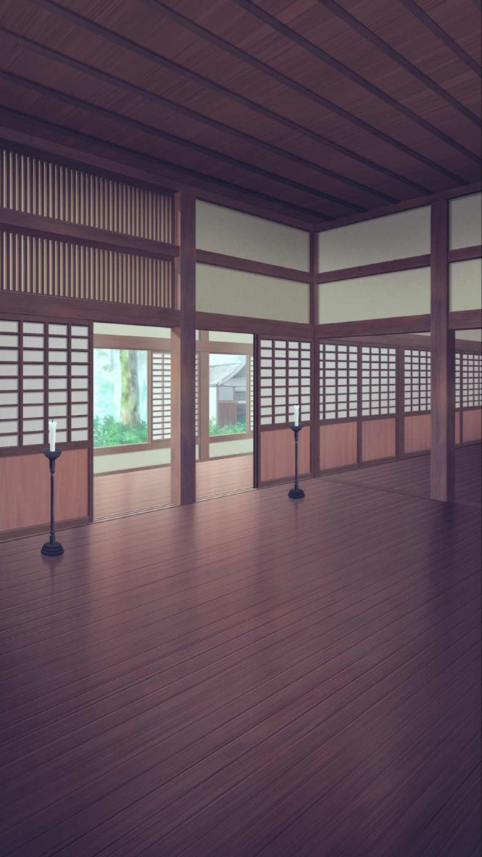 675x1200 Anime Scenery Wallpaper: Empty Room with Wooden Floors and Windows. 大正ロマン 着物, コンセプト, 少年