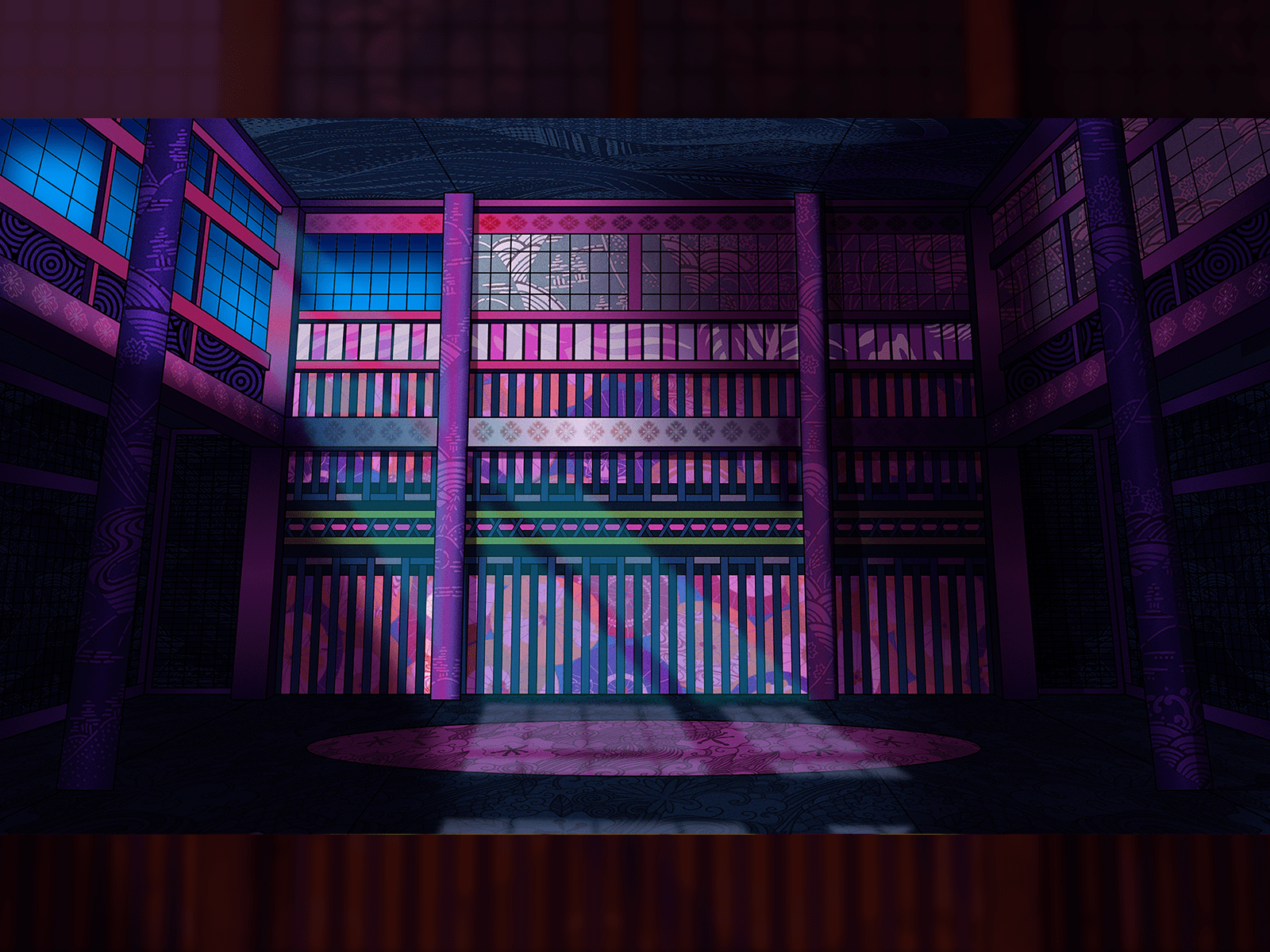 1600x1200 Dojo Hall (night) by KVACHI on Dribbble