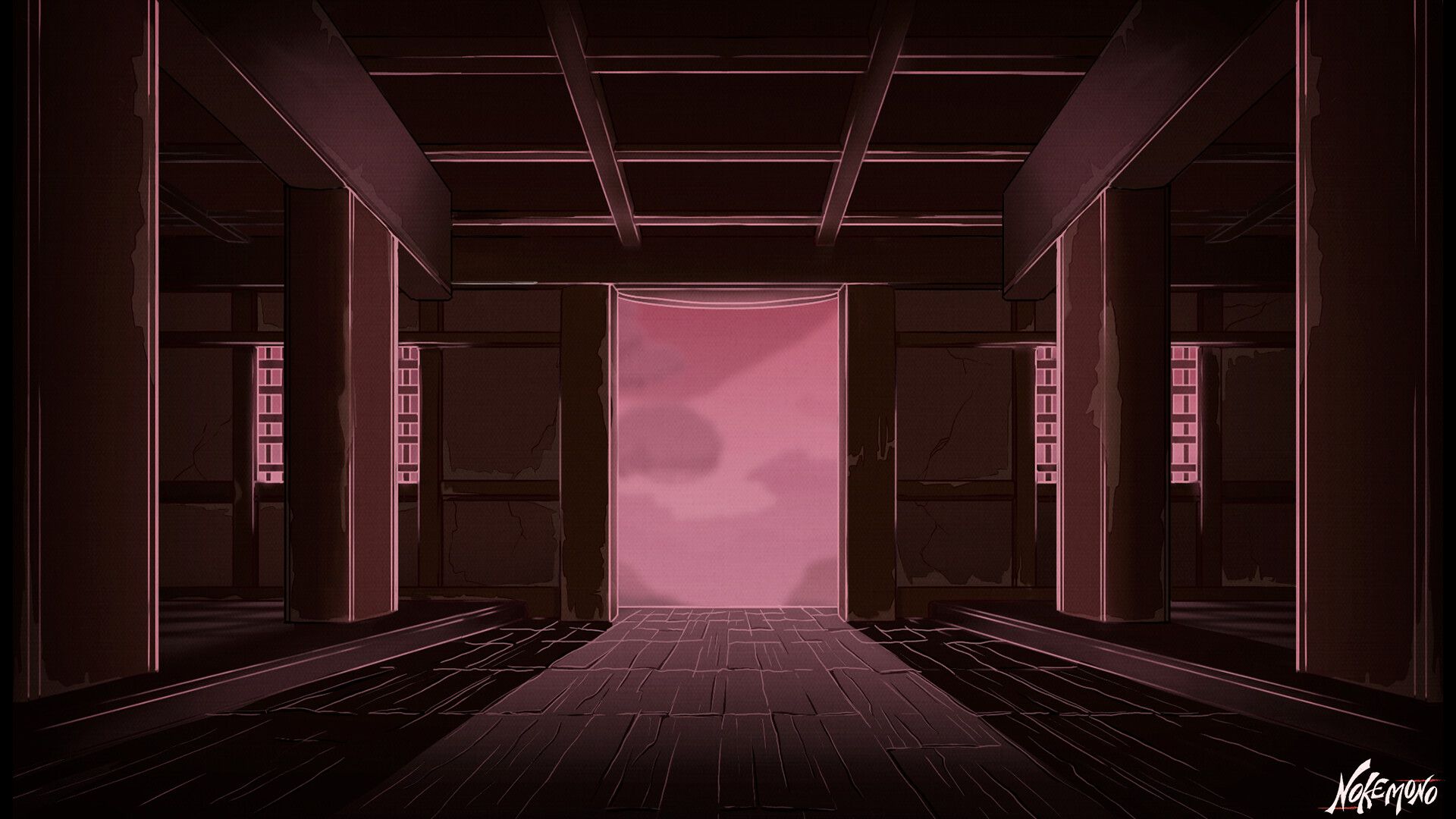 1920x1080 Temple's background for Nokemono