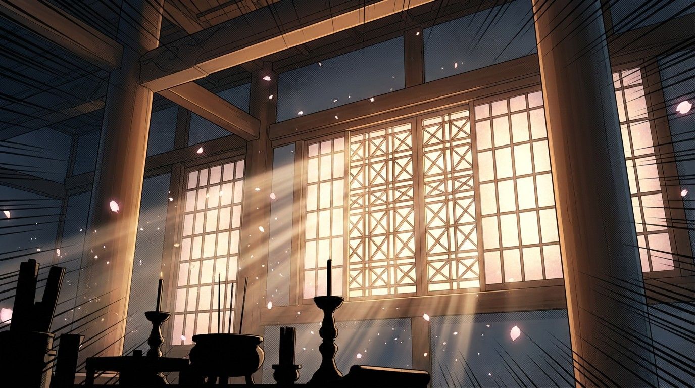 1376x768 Free Anime Temple Architecture Image, Temple, Japanese