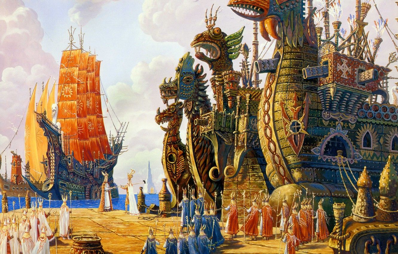 1332x850 Hyperborea Wallpaper