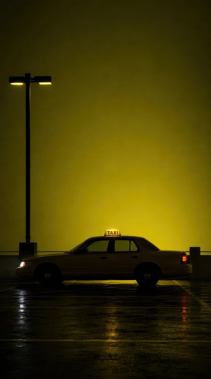 800x1434 Yellow Cab Image Wallpaper