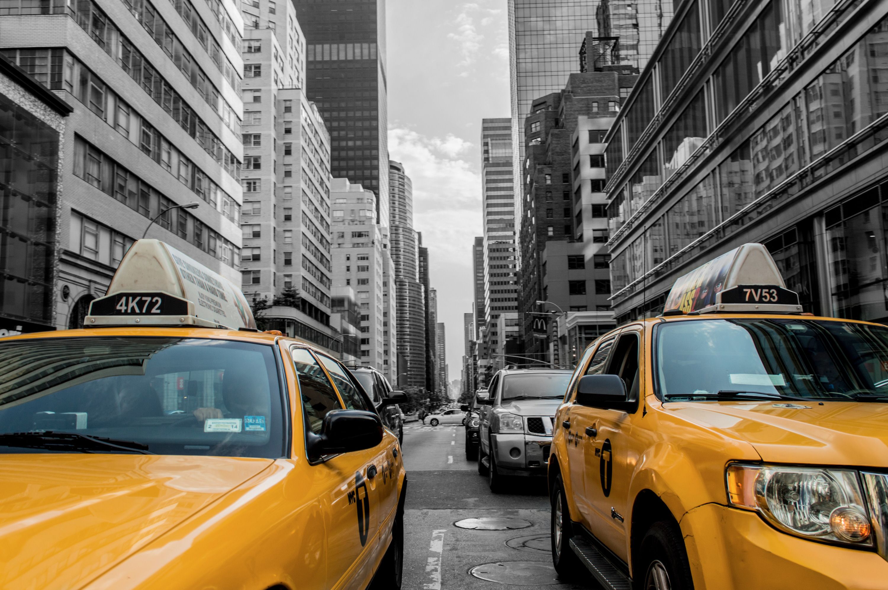 3000x1994 Free 10390 yellow cabs in new york