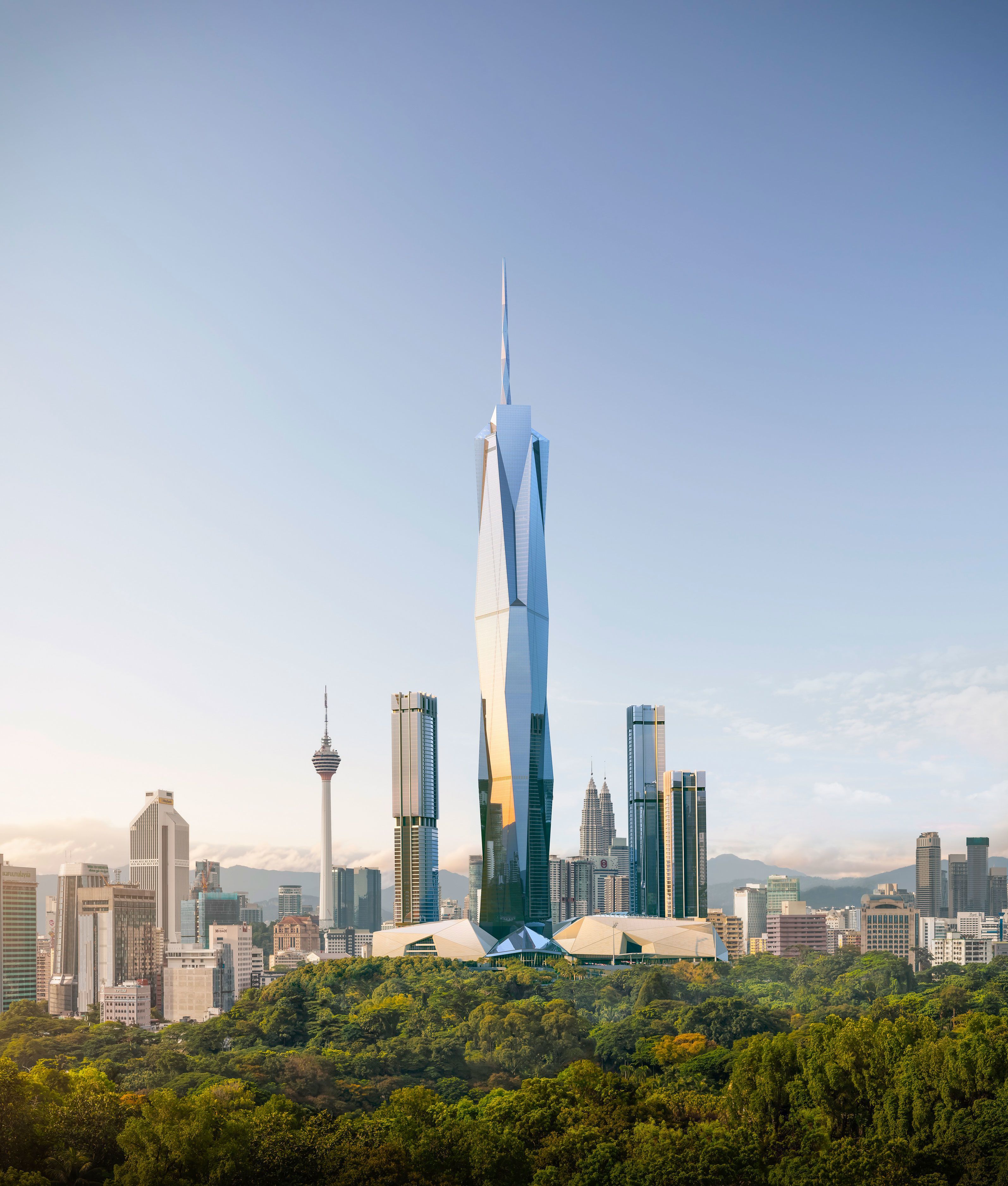 3188x3750 Merdeka 118: World's second tallest building tops out in Malaysia